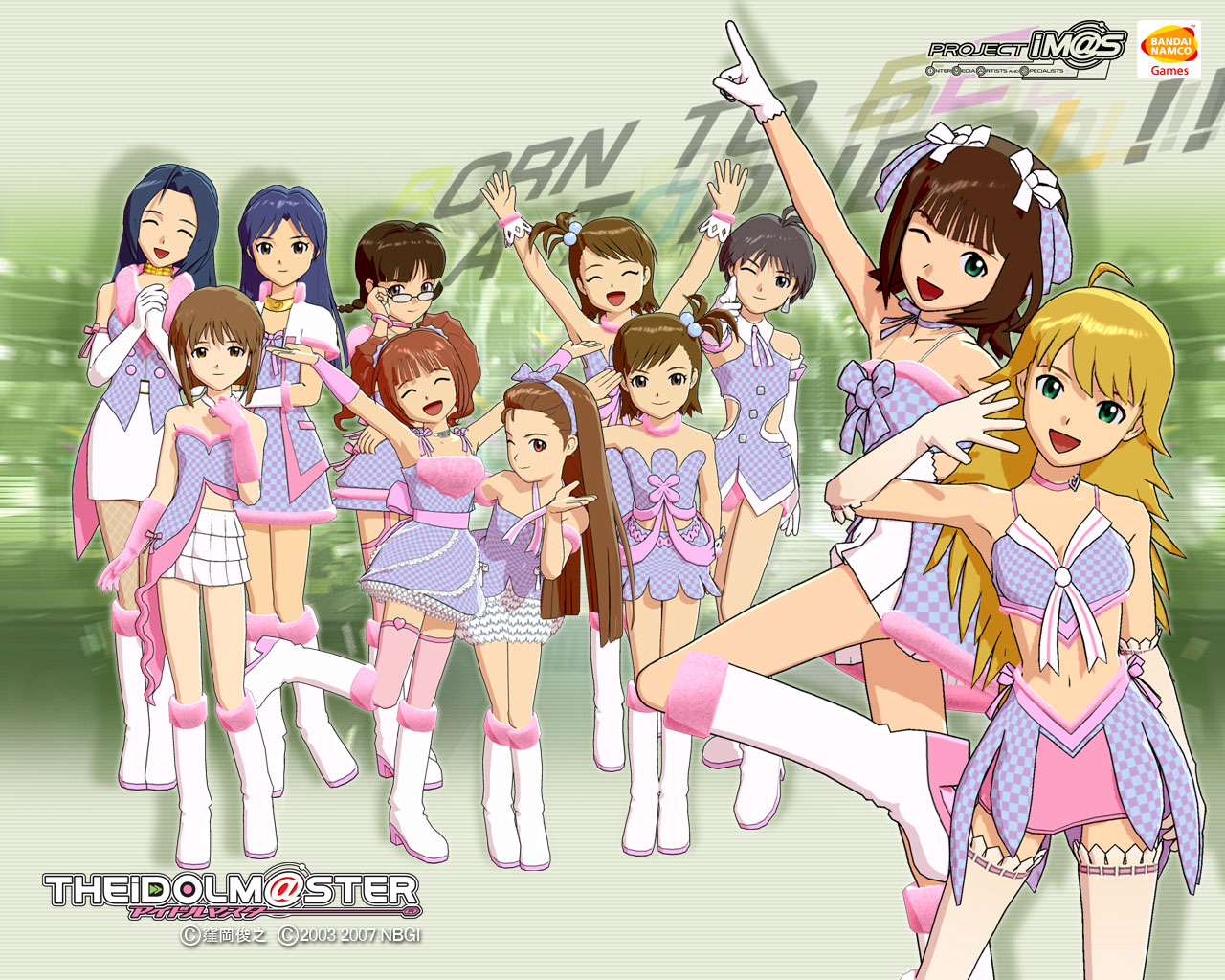 The Idolmaster Project iM@S Girls HD Wallpaper
