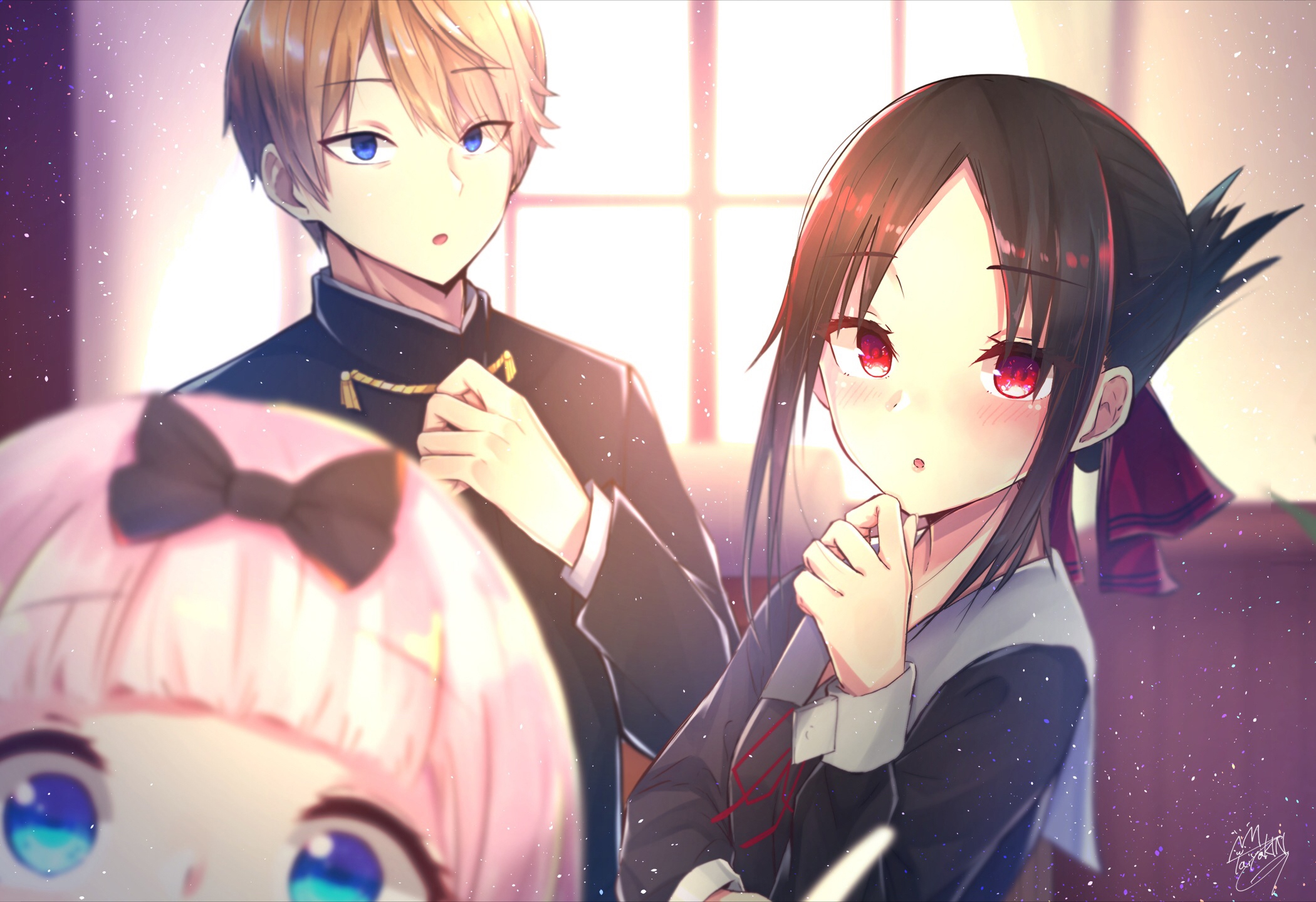 Kaguya Shinomiya and friends HD Wallpaper