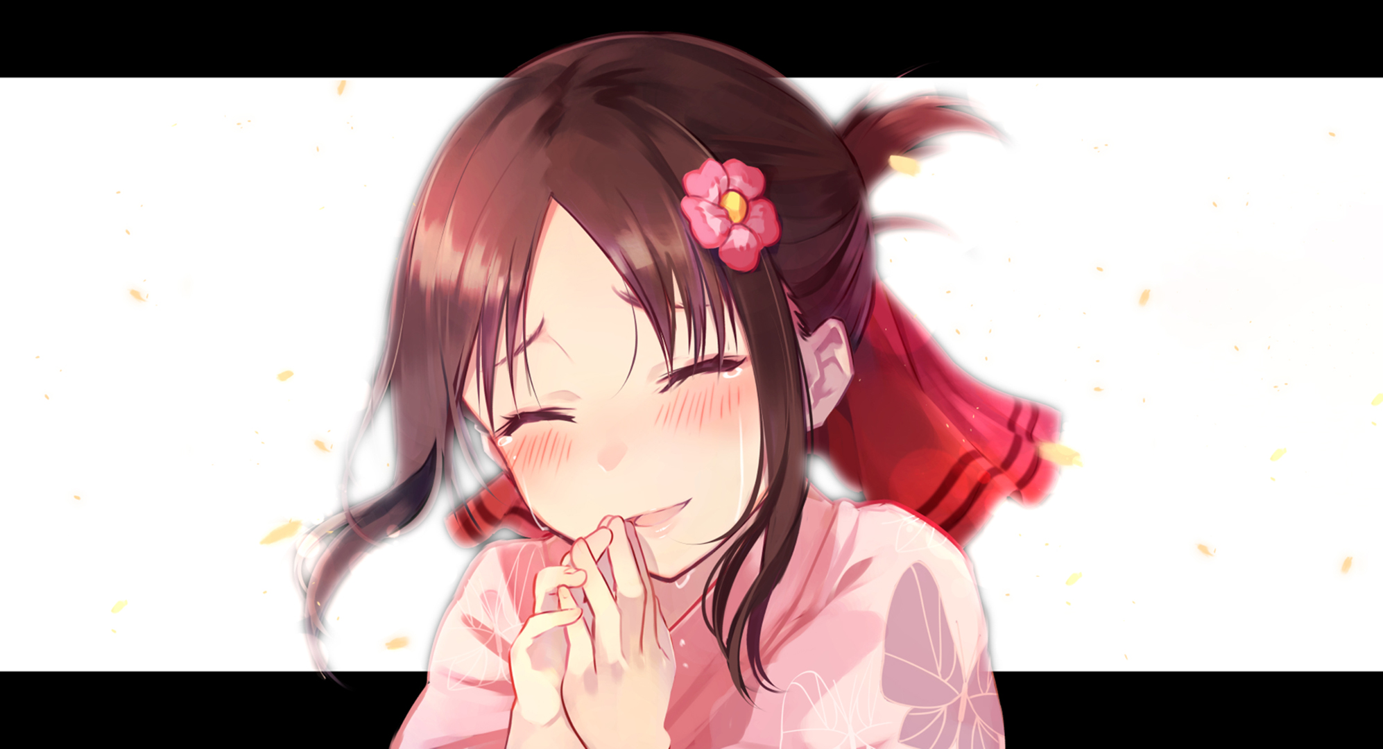 Kaguya Shinomiya crying HD Wallpaper