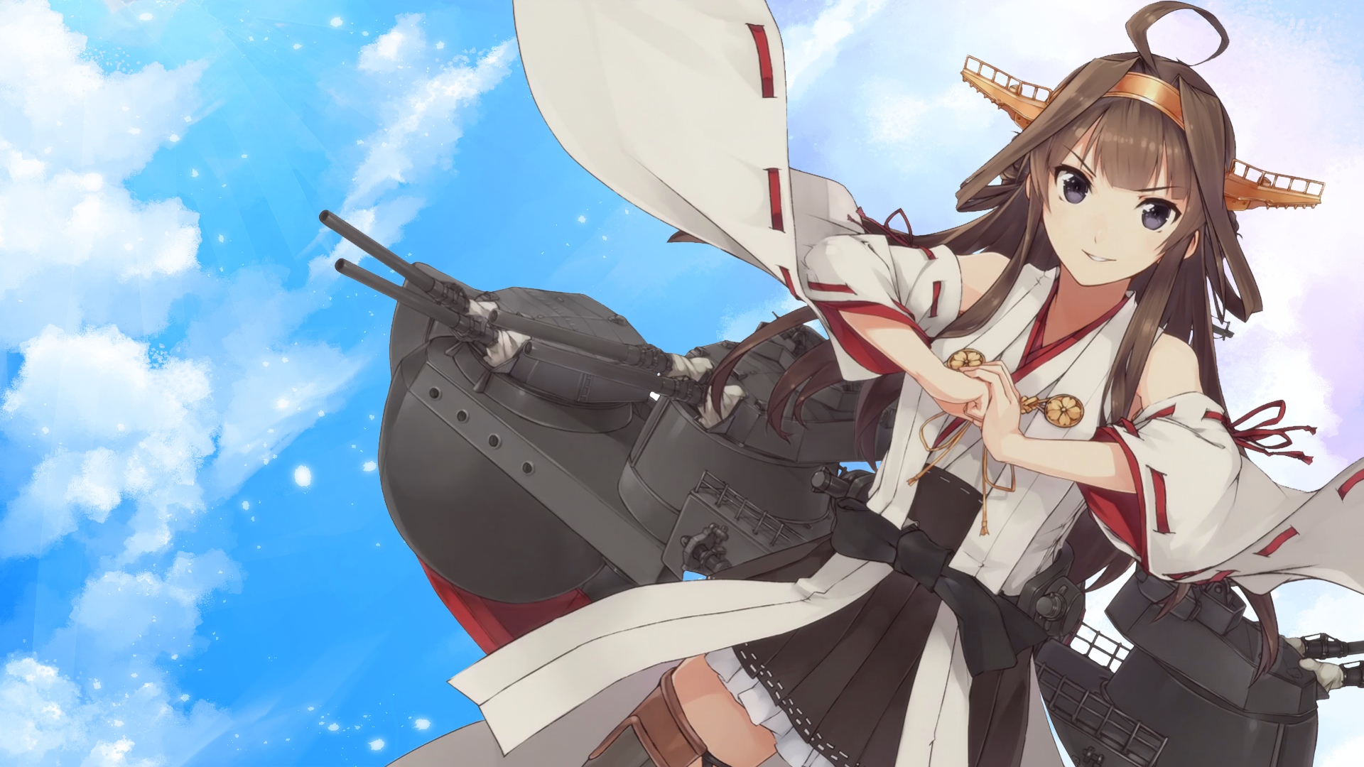 Kongou from Kantai Collection HD Wallpaper