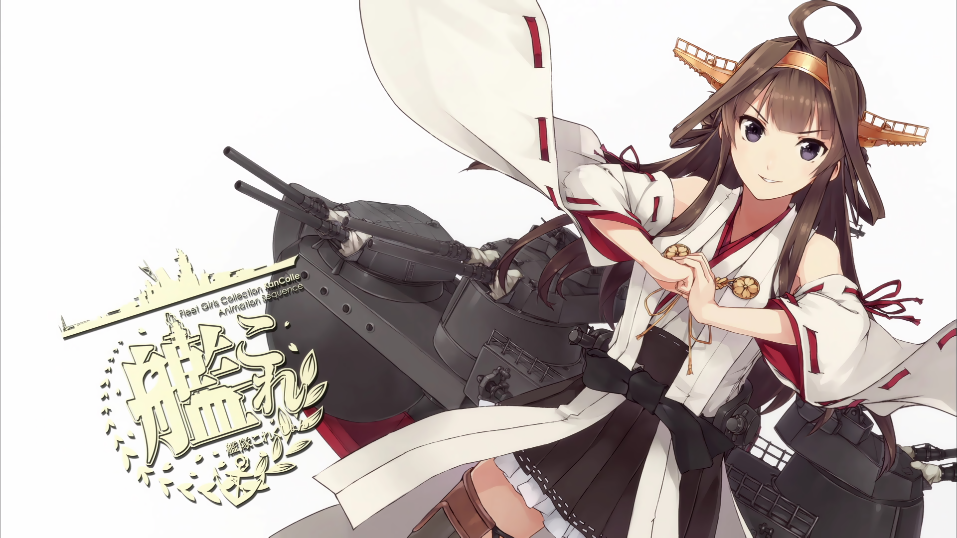 Kongou from Kantai Collection HD Wallpaper