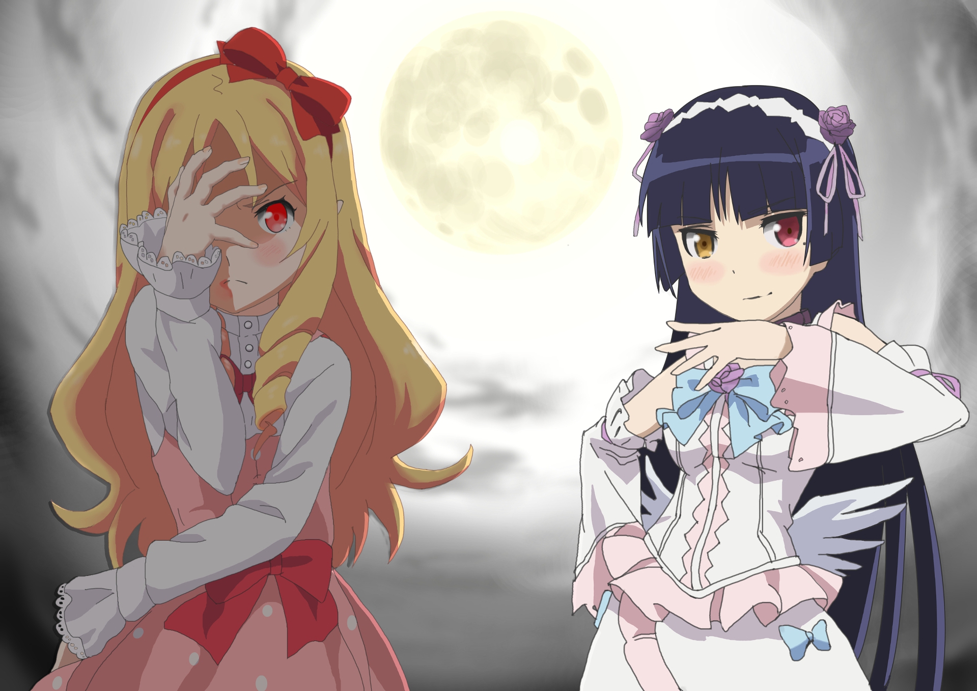 Kuroneko and Kirino from Oreimo HD Wallpaper