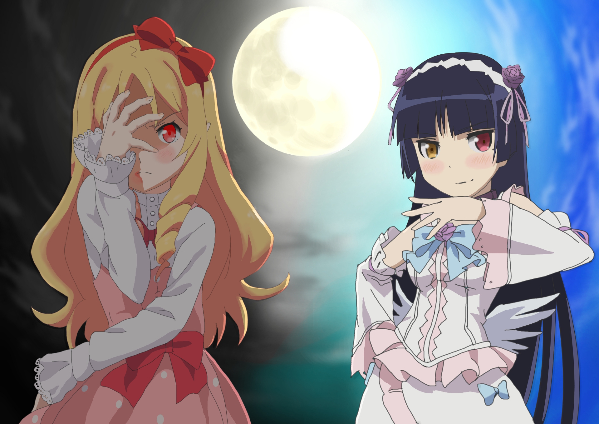 Kuroneko and Kirino from Oreimo HD Wallpaper