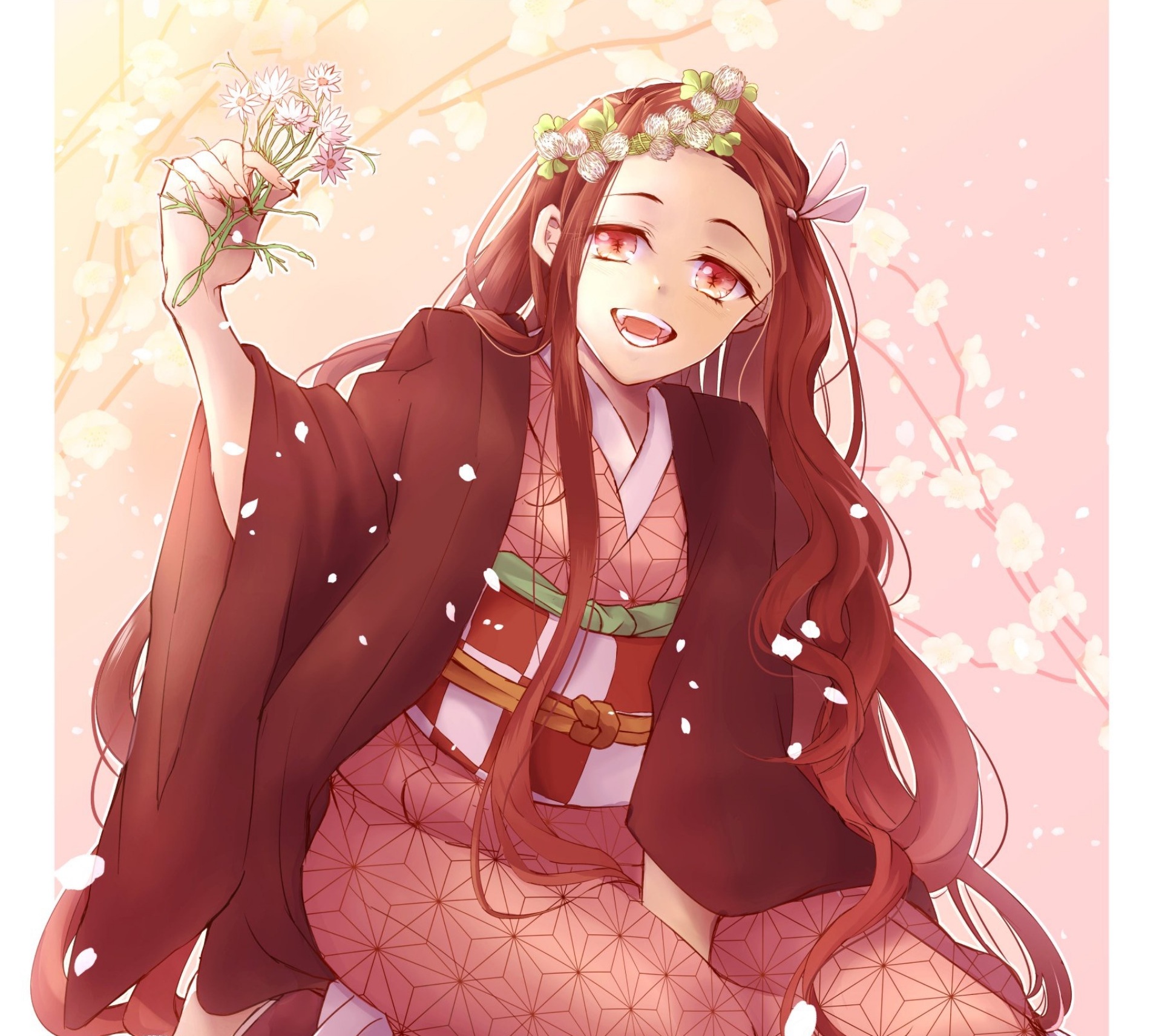 Nezuko Kamado from Demon Slayer HD Wallpaper