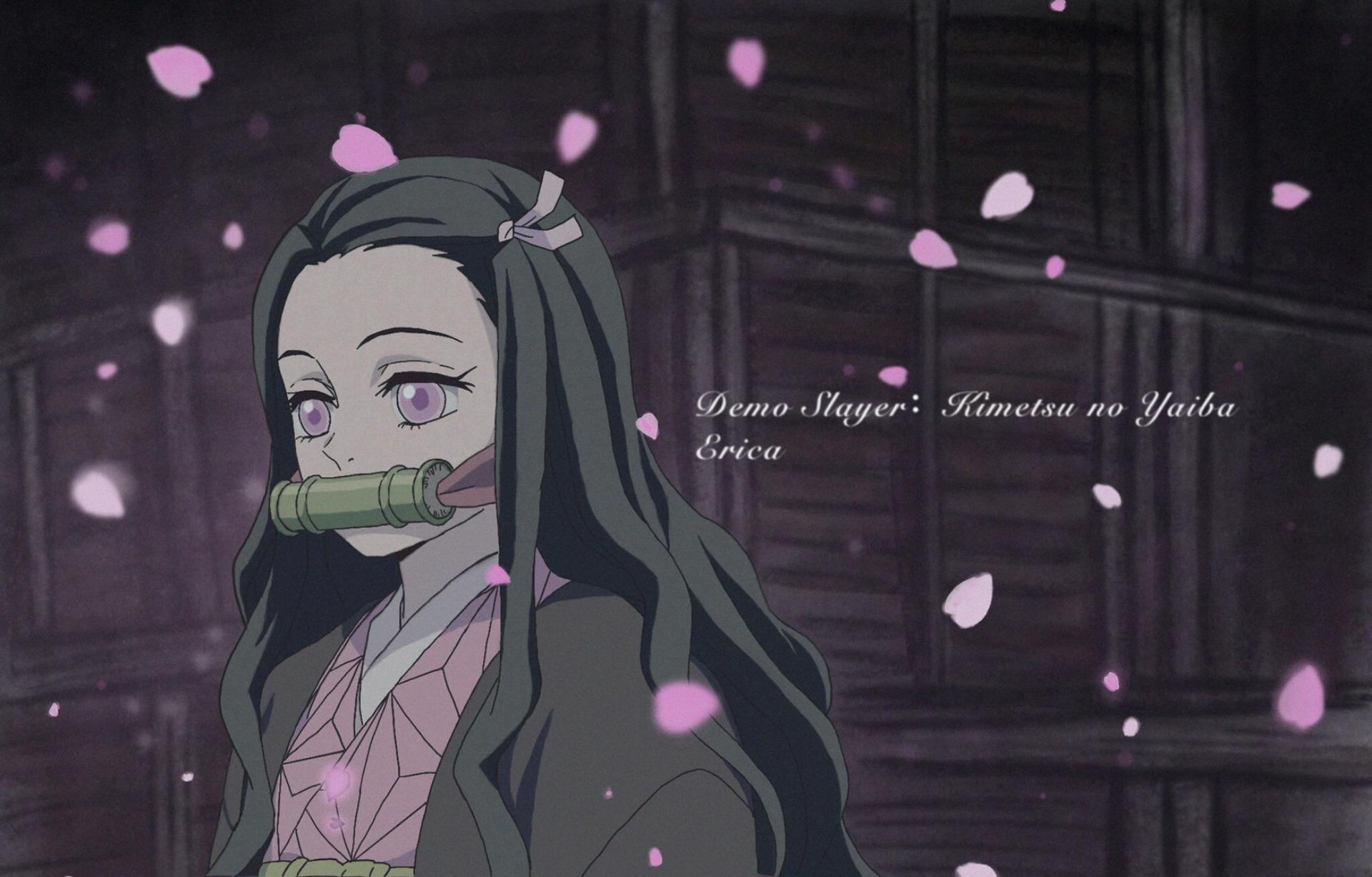 Nezuko Kamado from Demon Slayer: Kimetsu no Yaiba HD Wallpaper