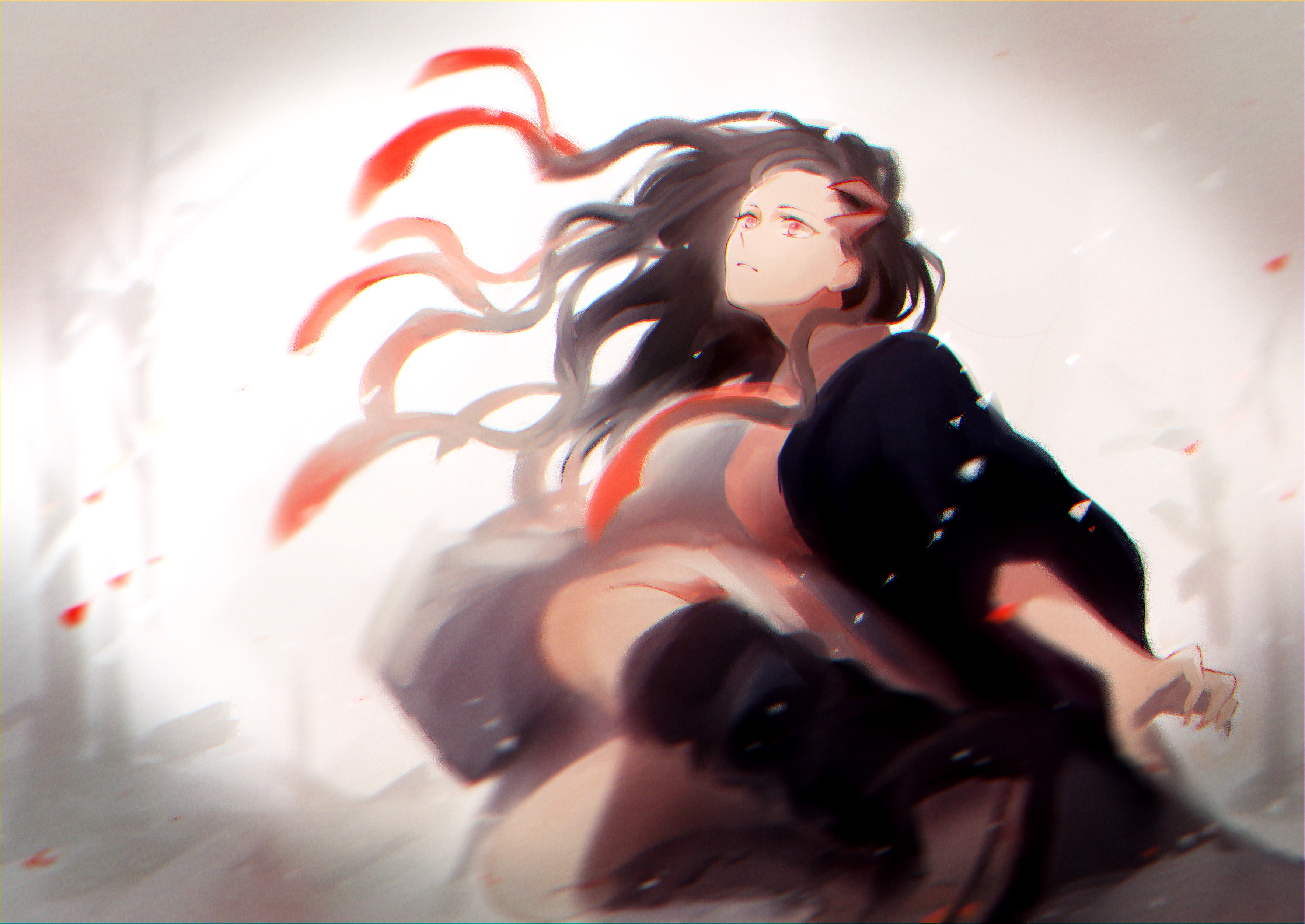 Nezuko Kamado from Demon Slayer HD Wallpaper