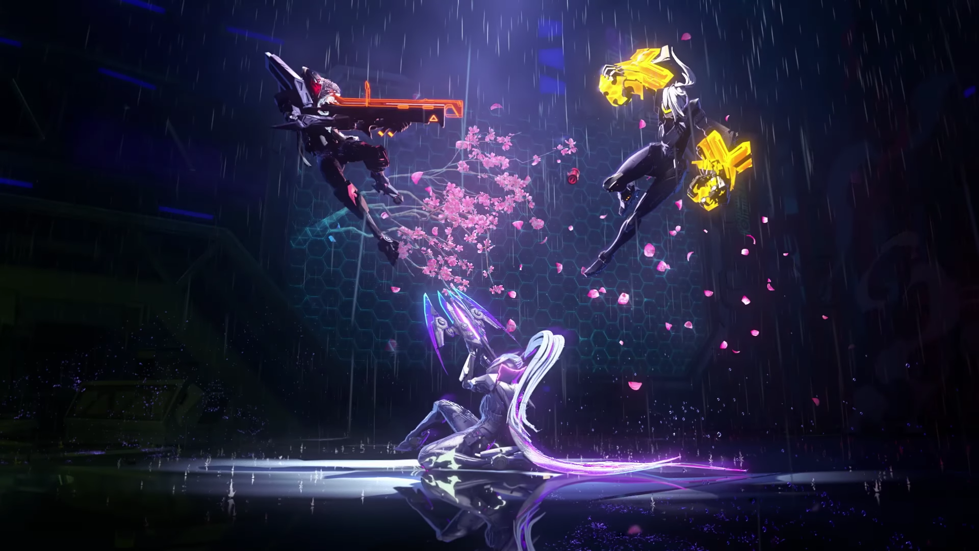 Vi from League of Legends in the rain HD Wallpaper