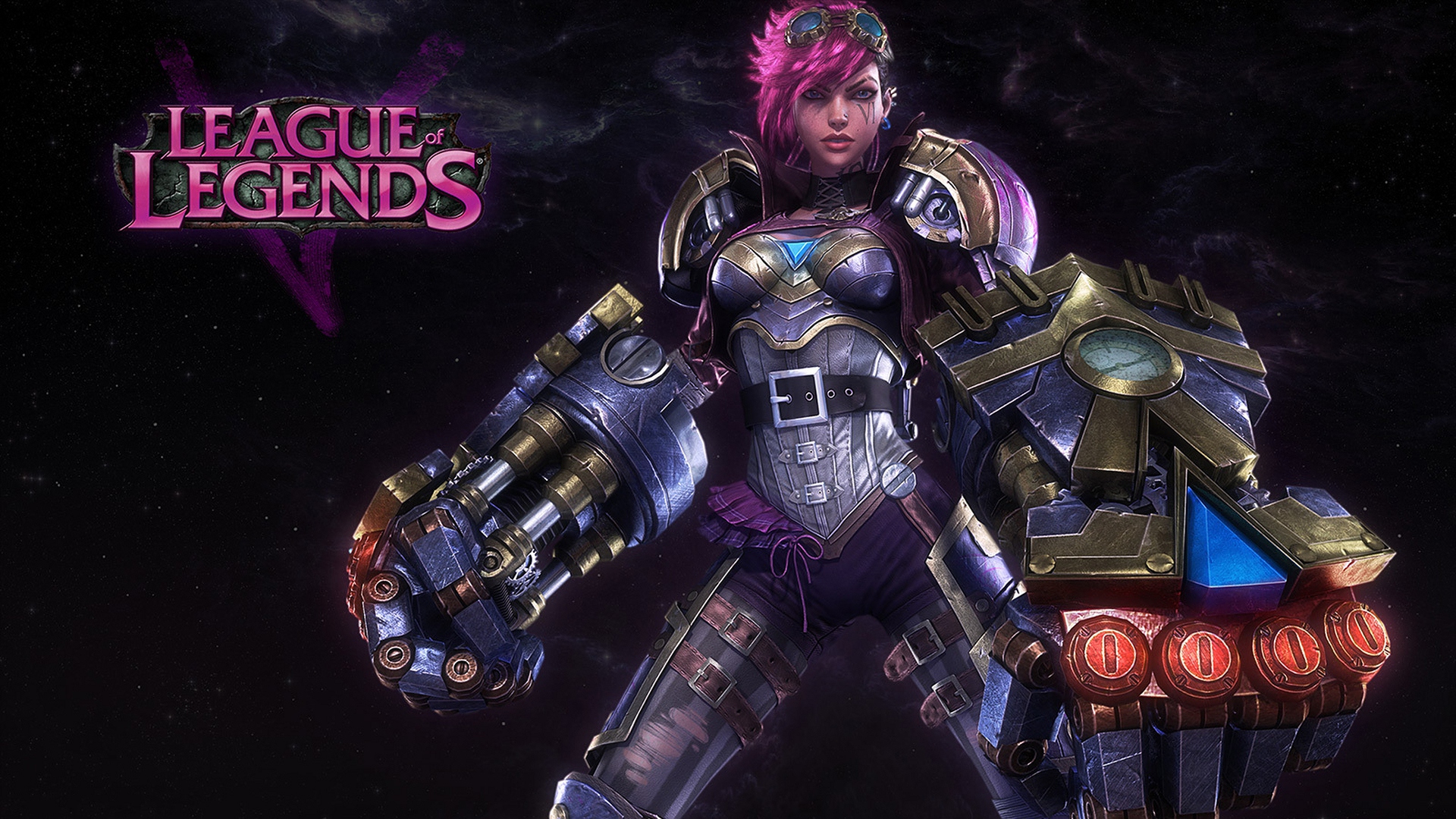 Vi from League of Legends HD Wallpaper