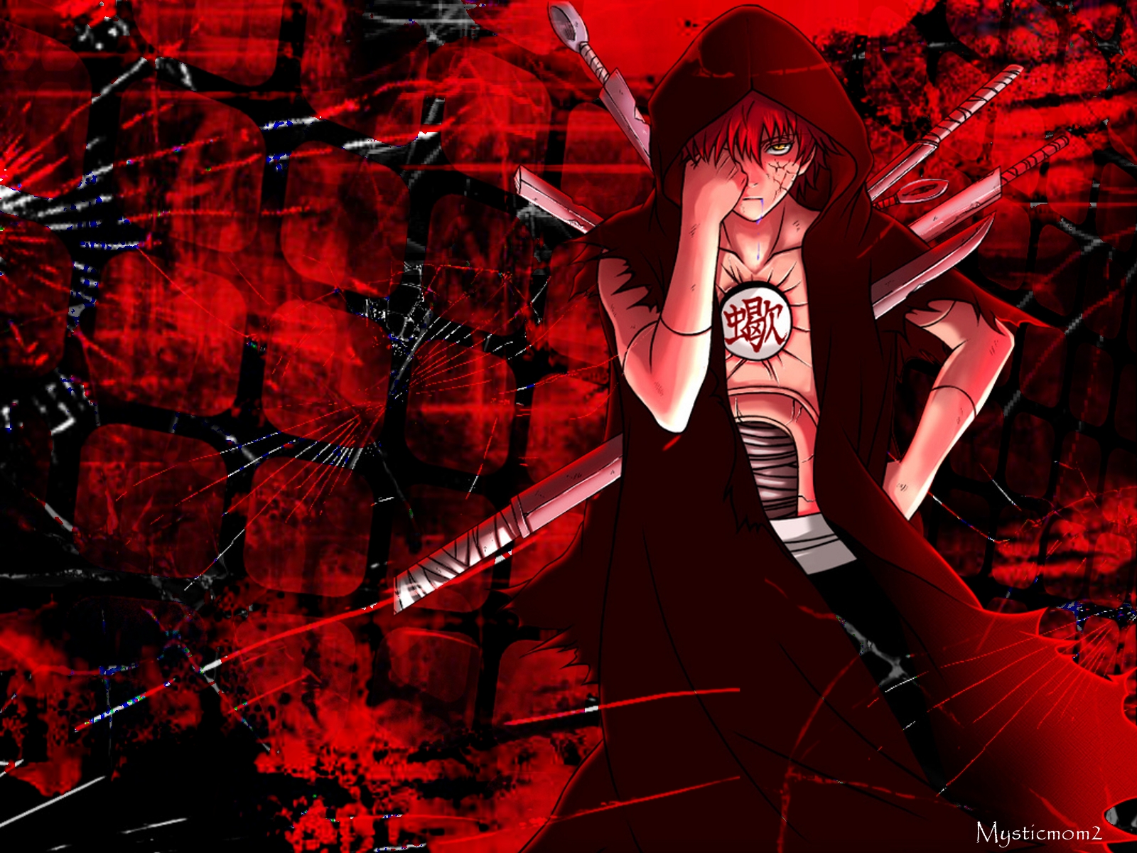 Sasori from Naruto with swords HD Wallpaper