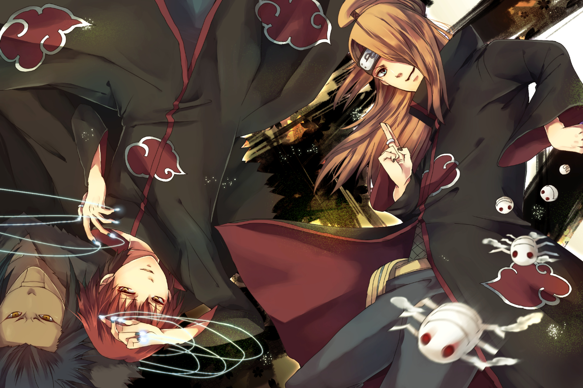 Sasori and Deidara from Naruto HD Wallpaper