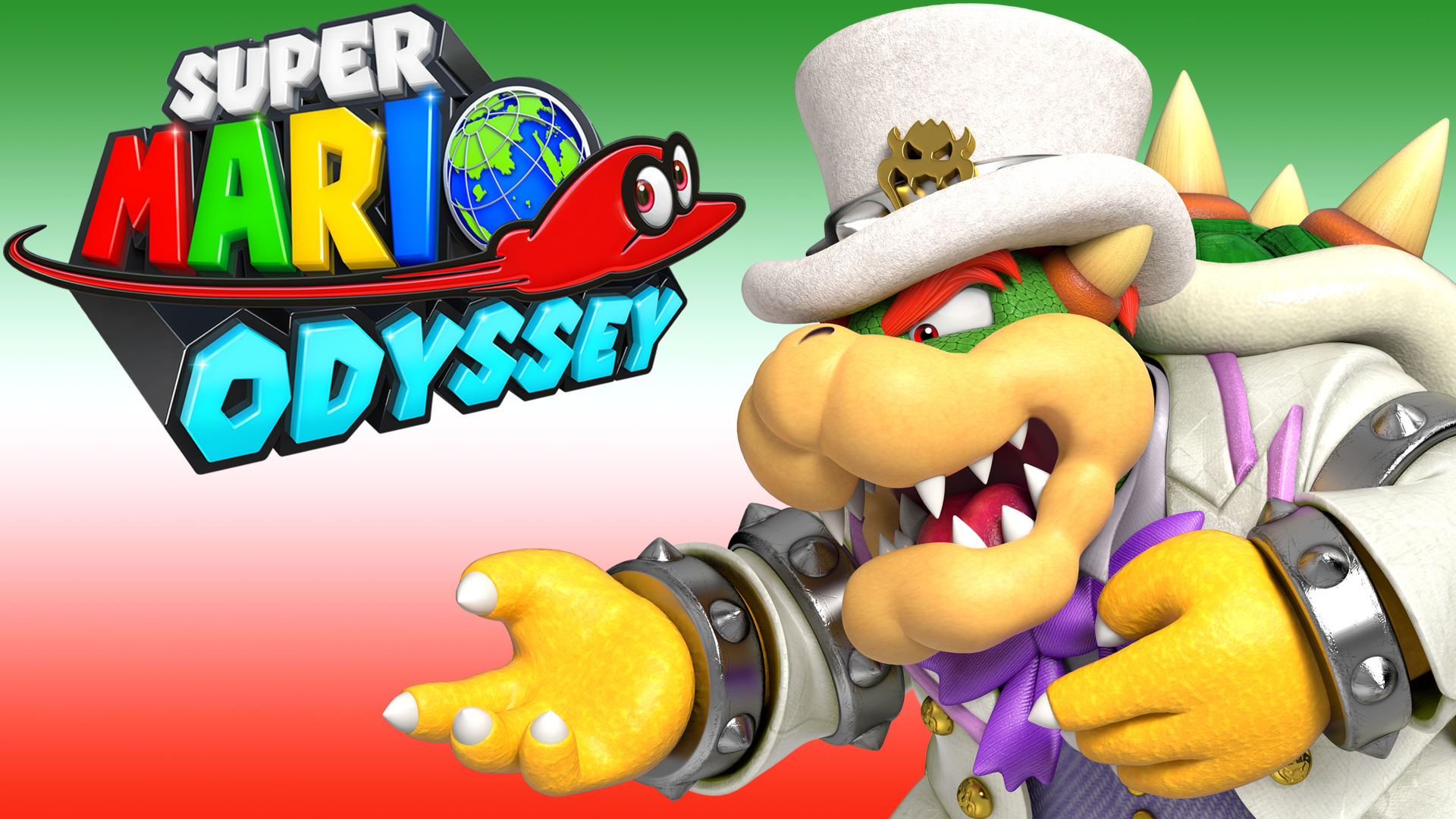 Bowser from Super Mario Odyssey HD Wallpaper