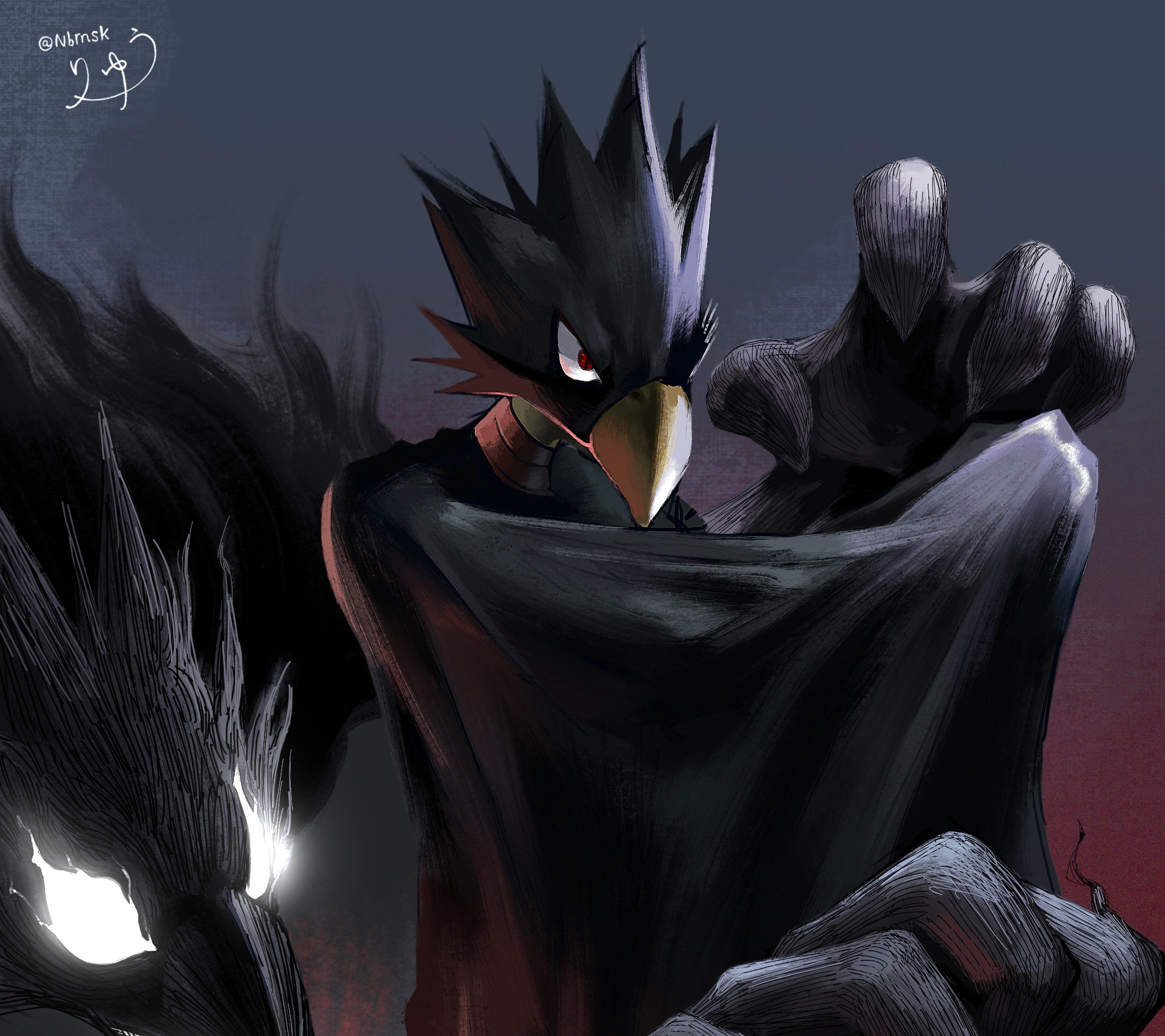 Fumikage Tokoyami from My Hero Academia HD Wallpaper