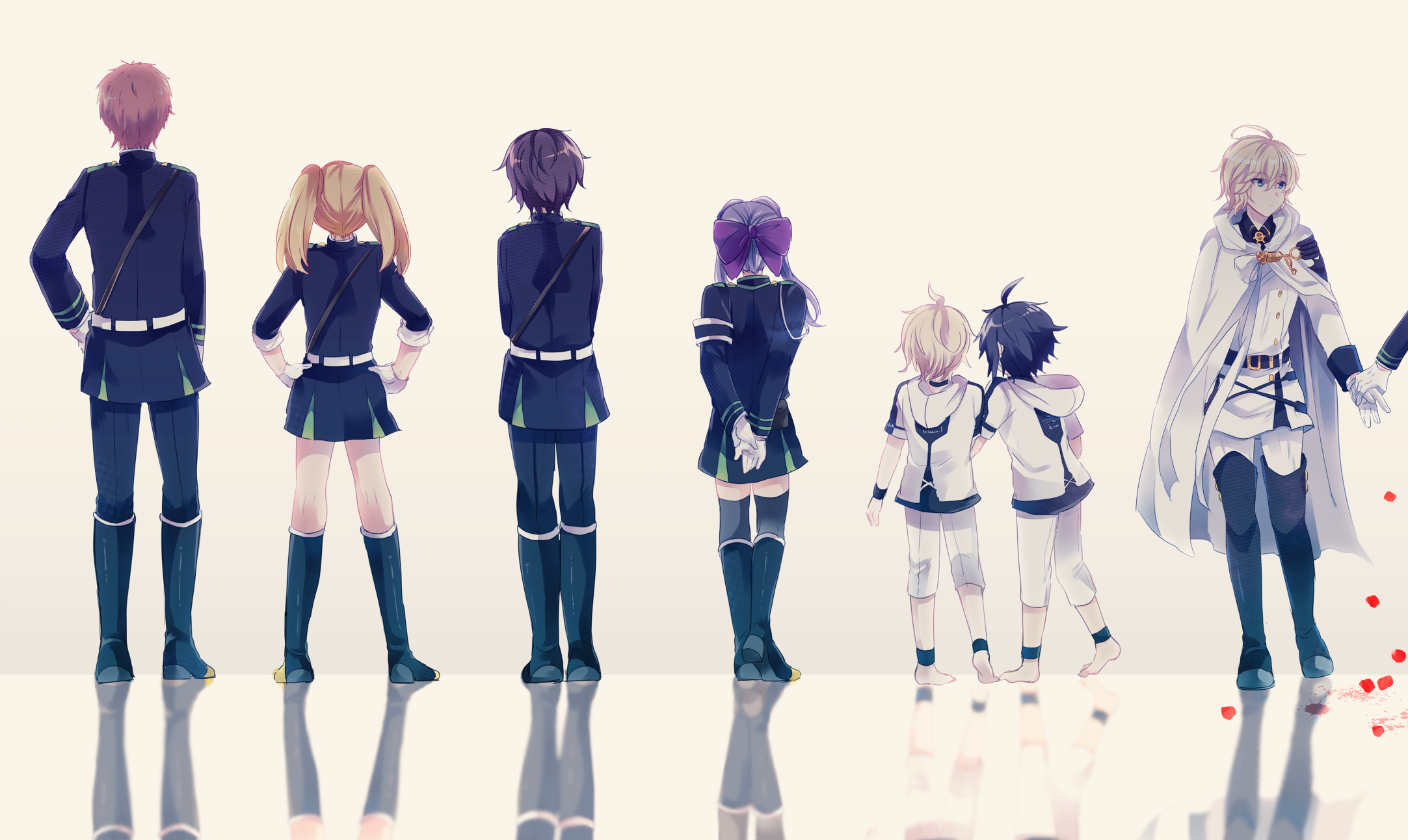 Seraph of the End characters HD Wallpaper