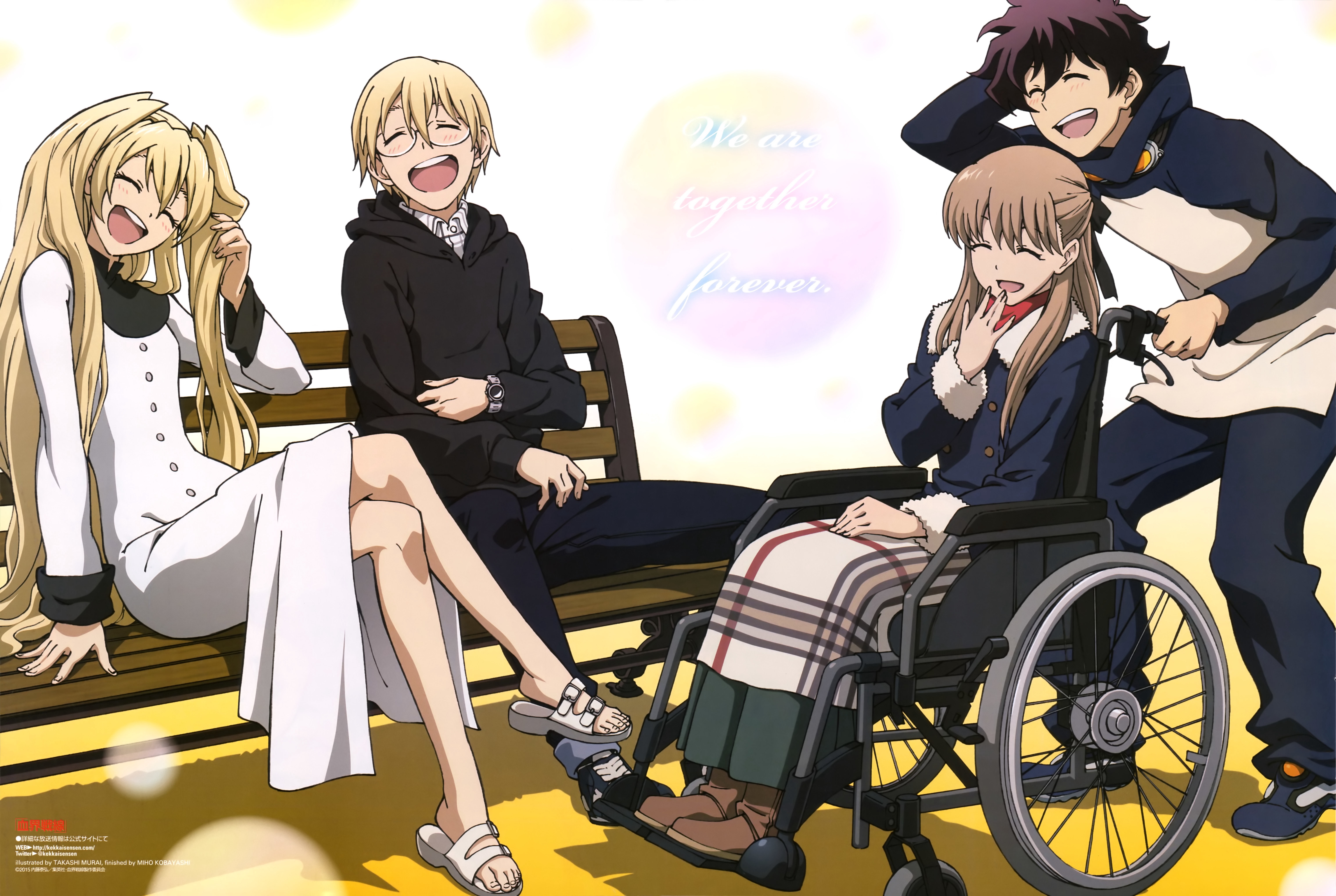 Characters from Kekkai Sensen HD Wallpaper