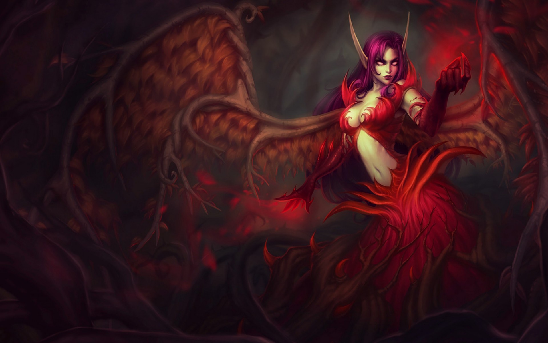 Morgana from League of Legends HD Wallpaper