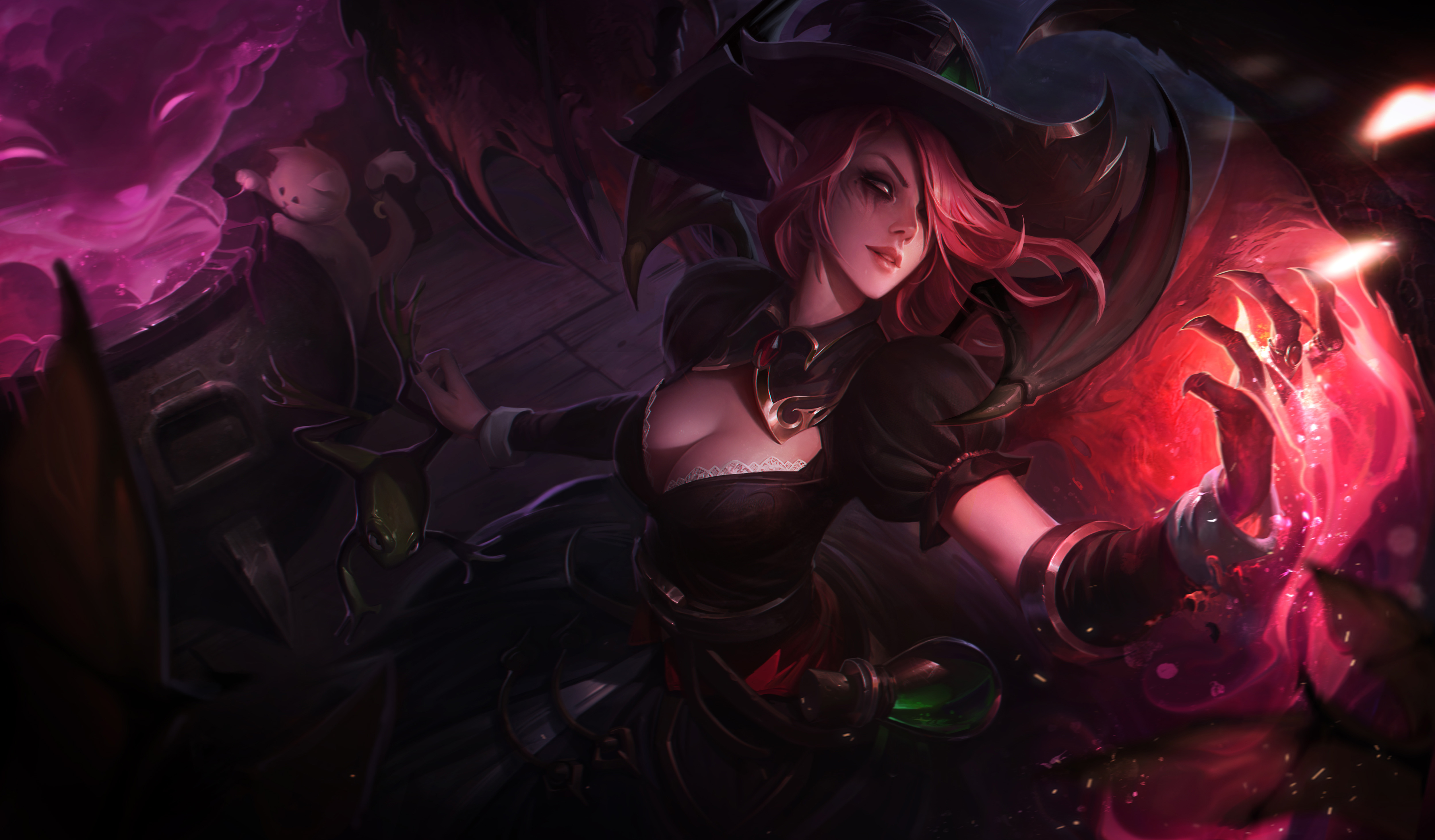 Morgana from League of Legends HD Wallpaper