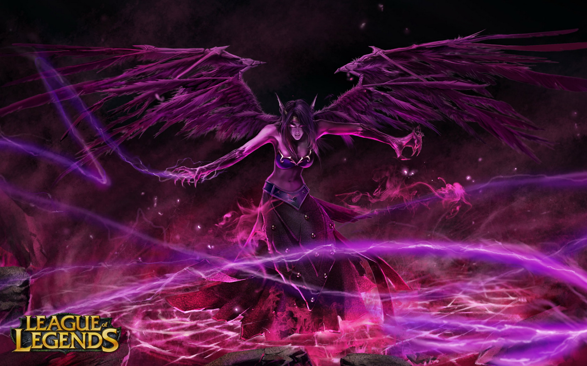 Morgana from League of Legends HD Wallpaper