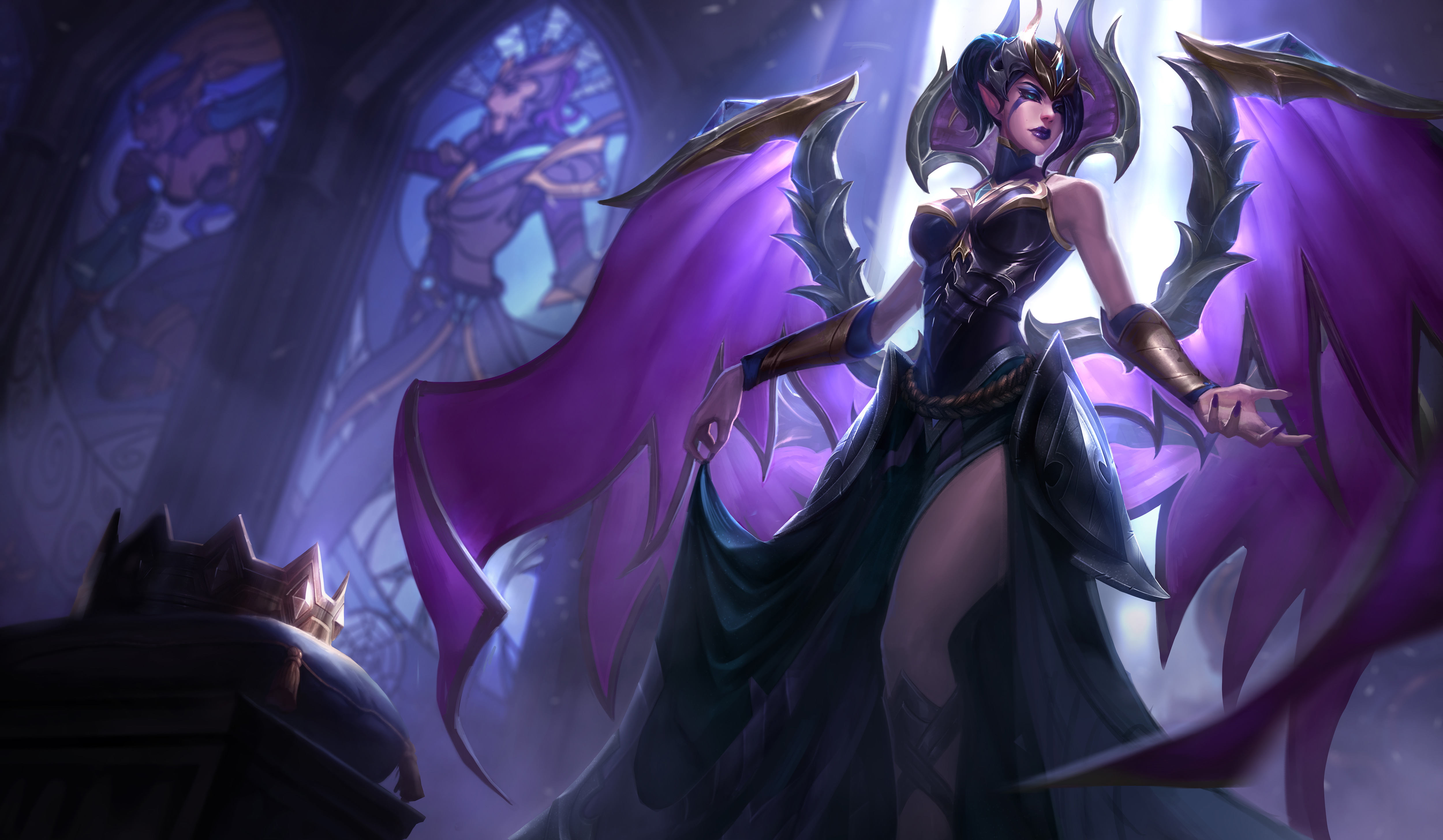 Morgana from League of Legends HD Wallpaper