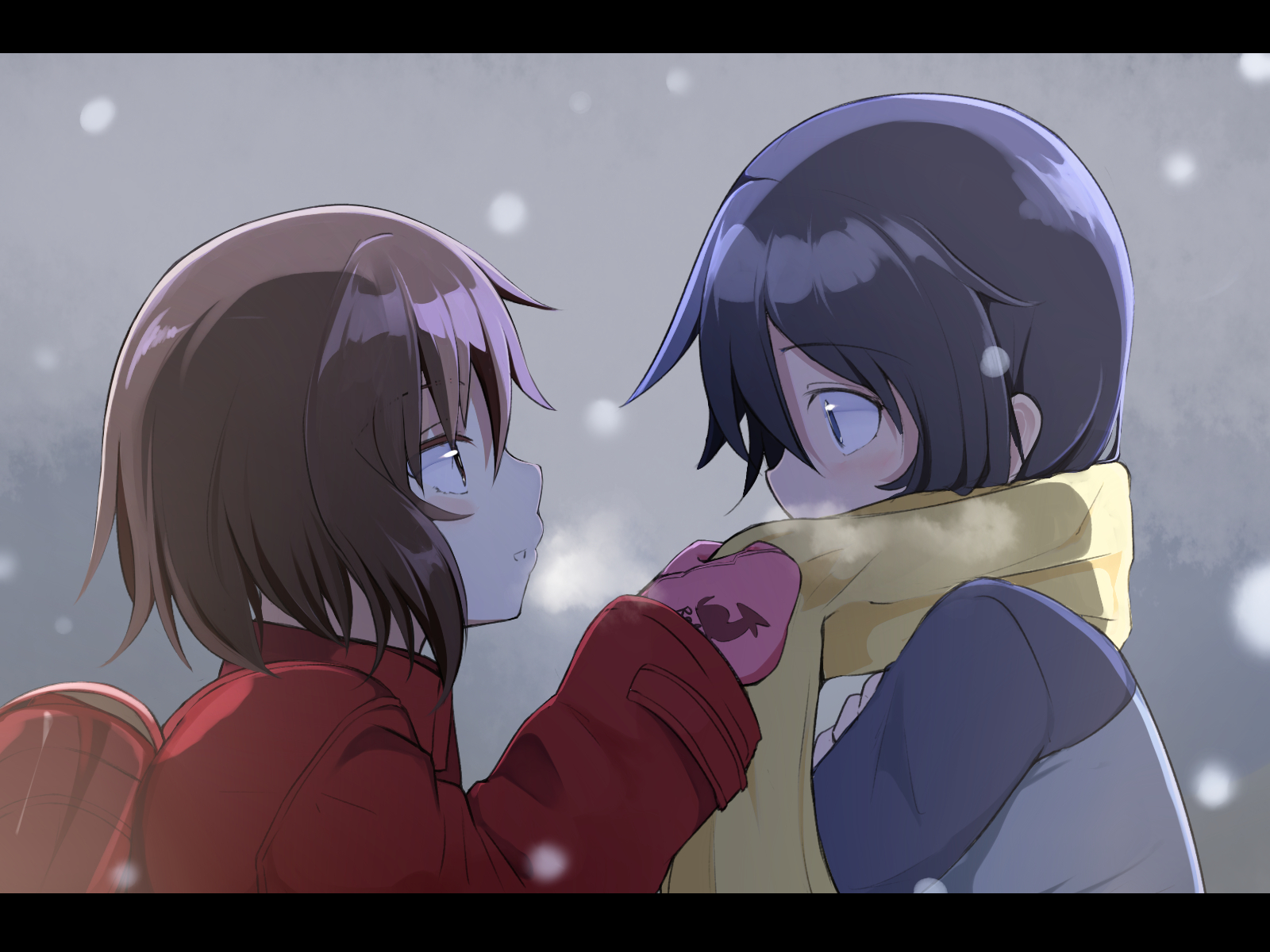 Kayo Hinazuki in the snow HD Wallpaper