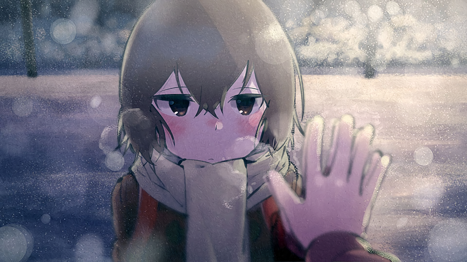 Kayo Hinazuki in Winter HD Wallpaper