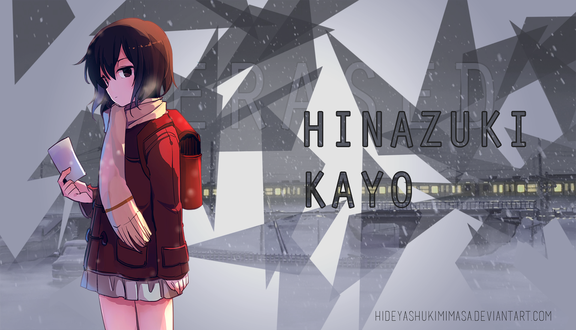 Kayo Hinazuki in Winter HD Wallpaper