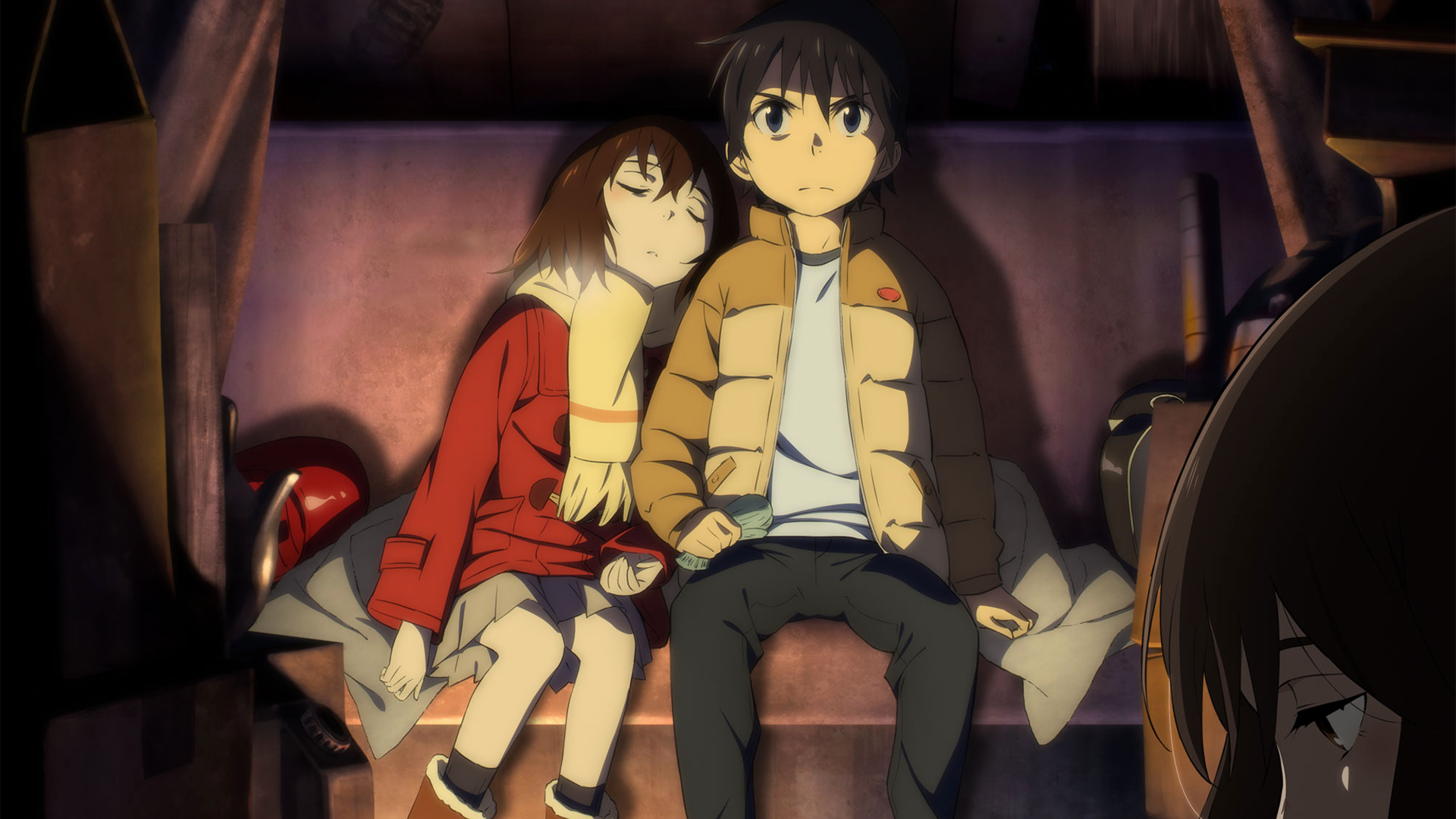 Kayo Hinazuki and Satoru Fujinuma from Erased HD Wallpaper