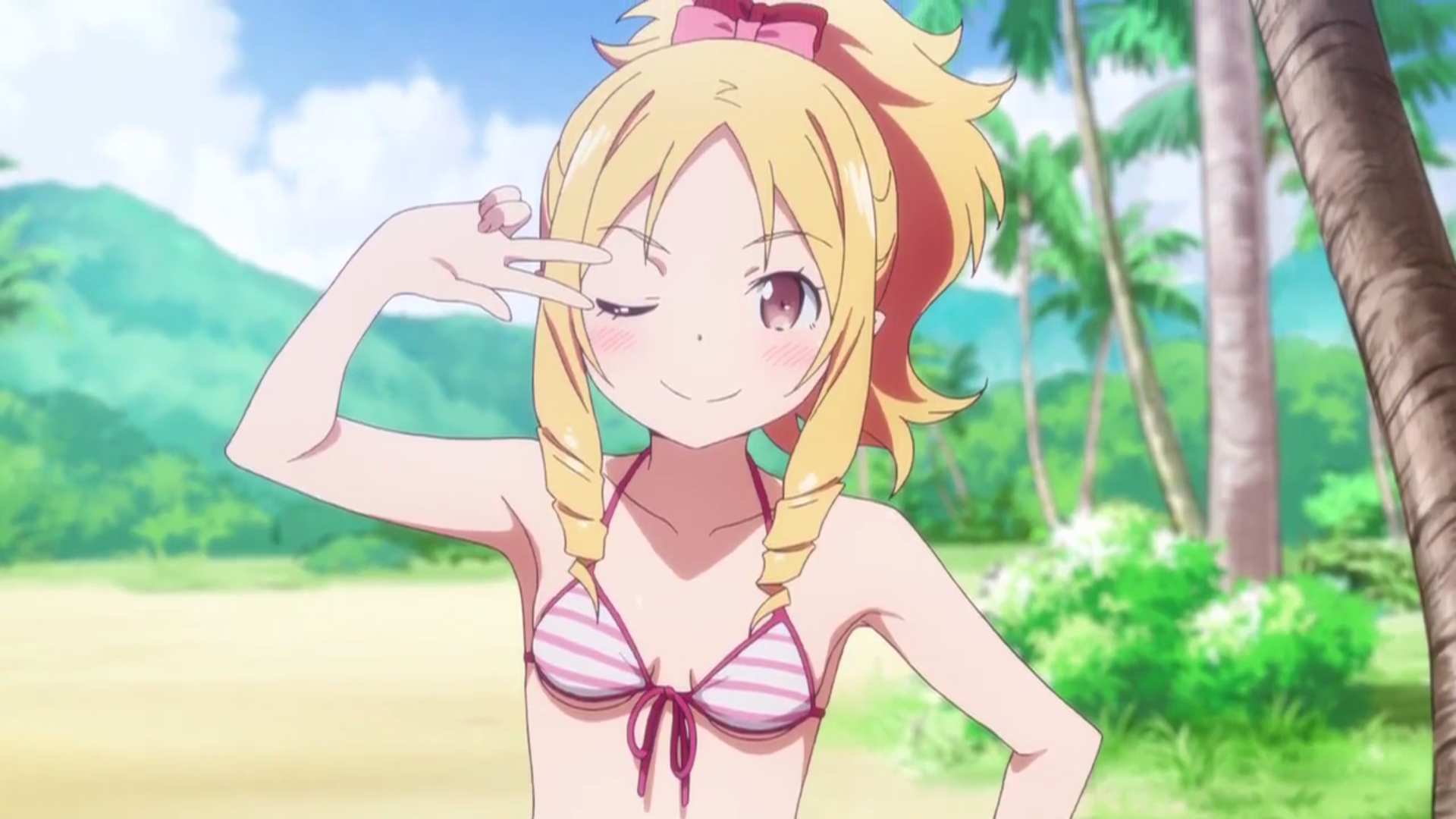 Elf Yamada in Bikini on Beach HD Wallpaper