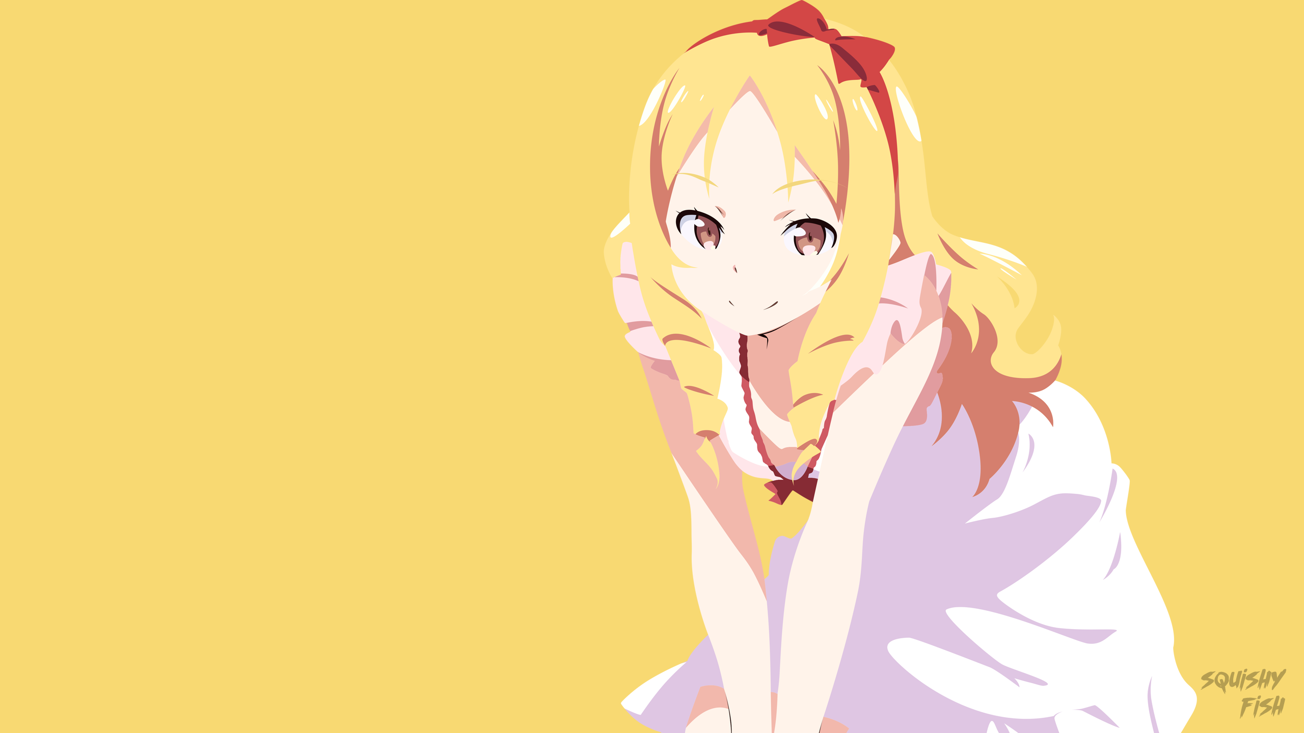 Shinobu Oshino from Monogatari Series HD Wallpaper