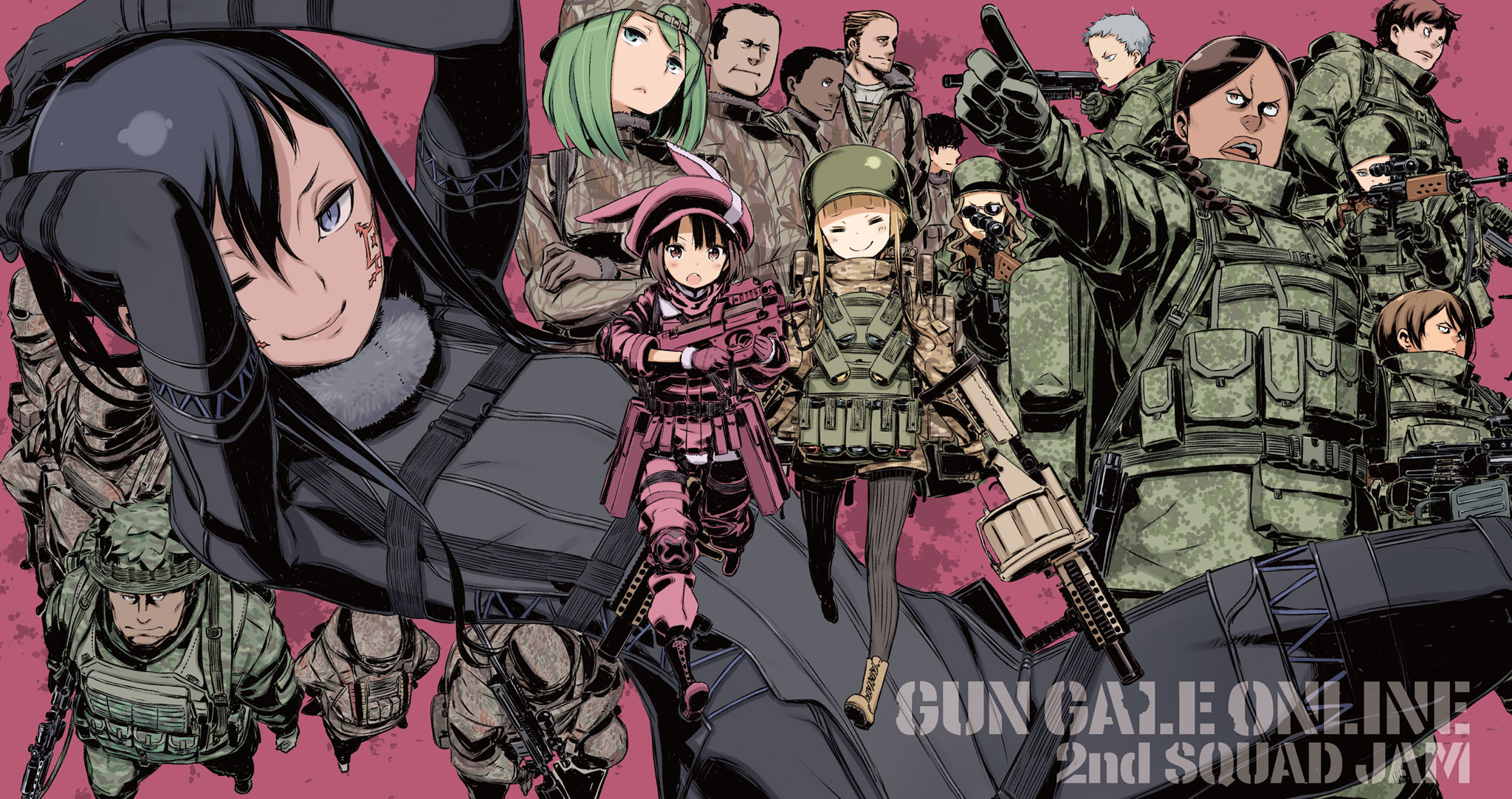 Gun Gale Online 2nd Squad Jam HD Wallpaper