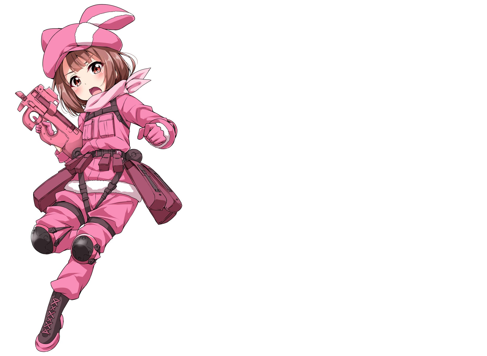 Karen Kohiruimaki from Sword Art Online Alternative Gun Gale Online HD Wallpaper