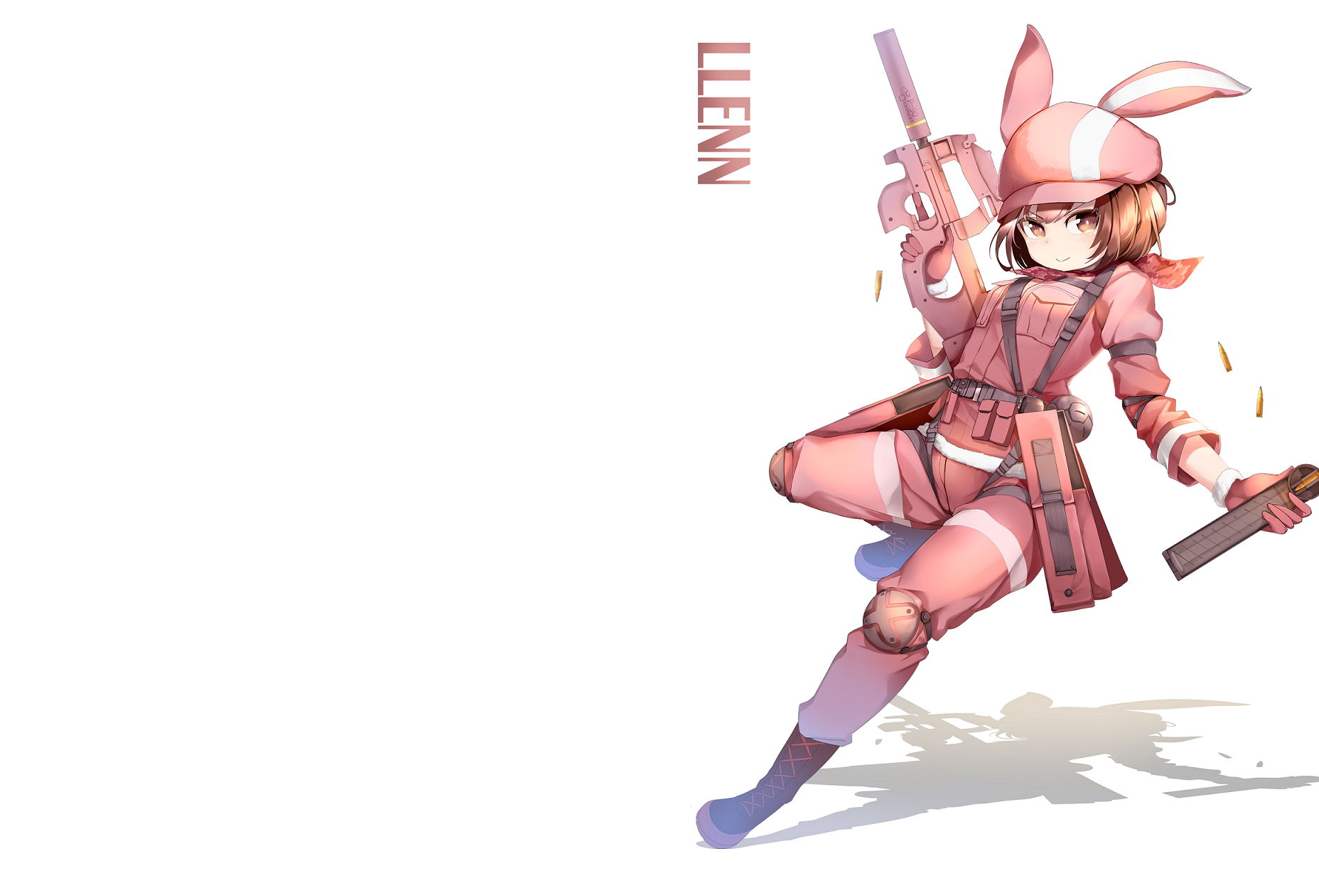 LLENN from Sword Art Online Alternative Gun Gale Online HD Wallpaper