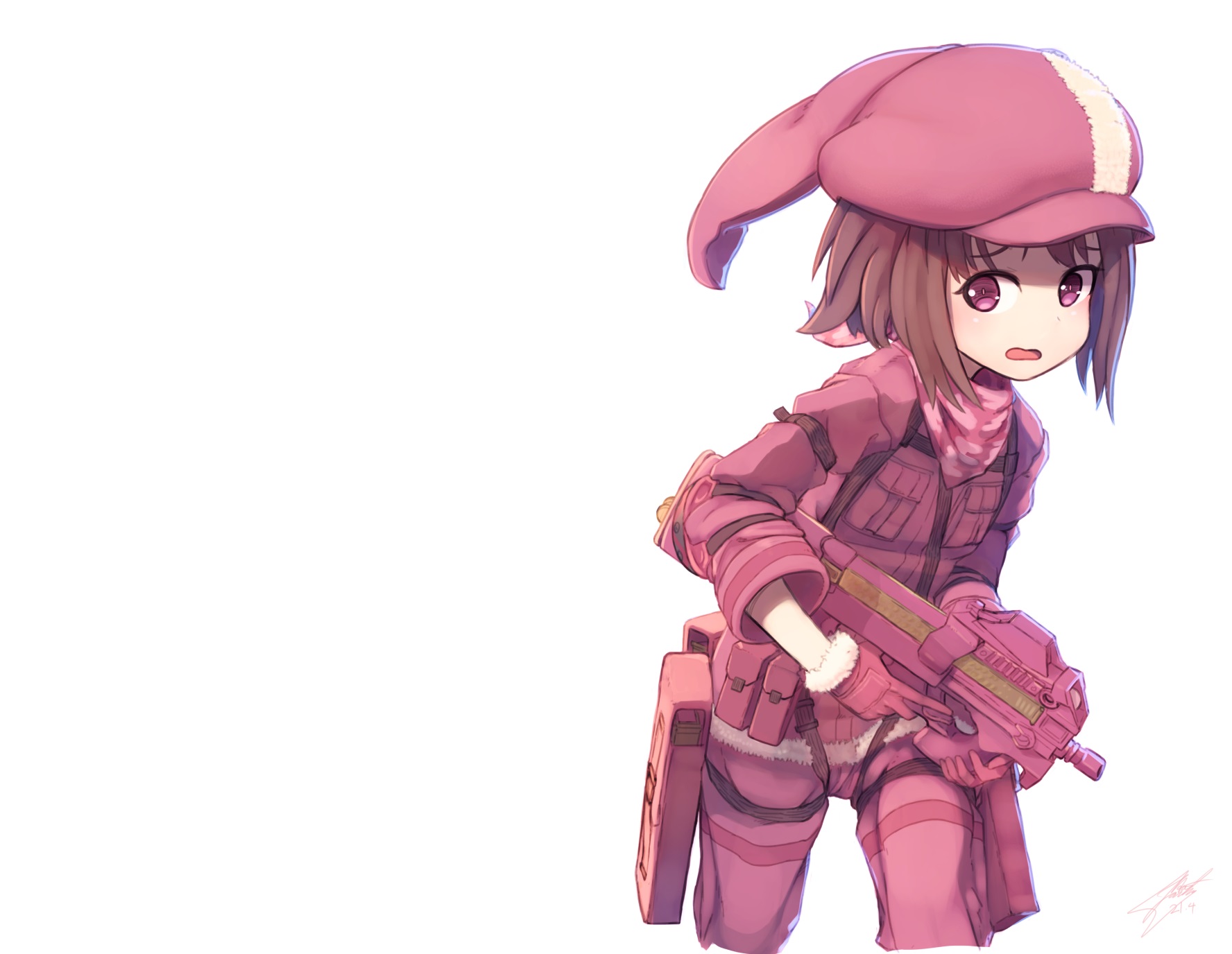 Karen Kohiruimaki from Sword Art Online Alternative Gun Gale Online HD Wallpaper