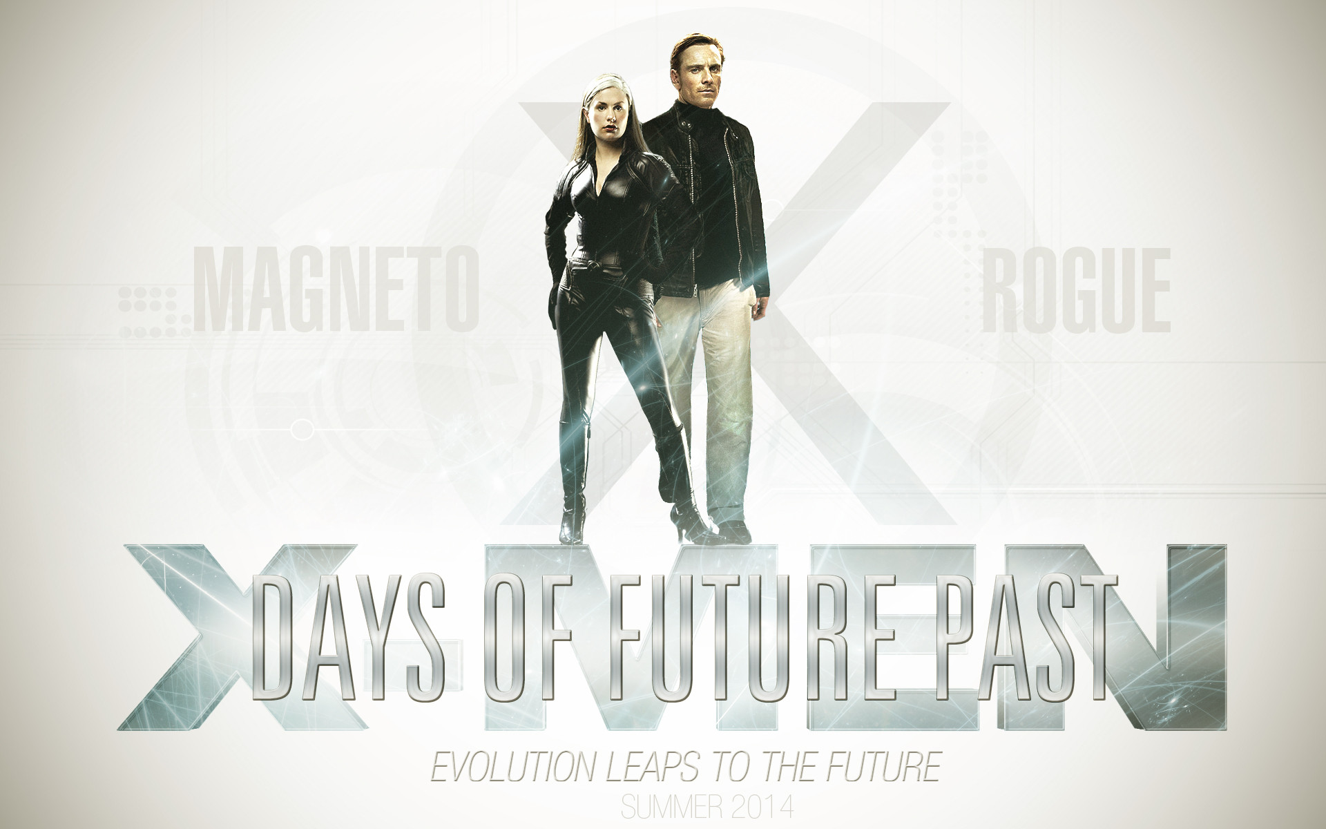 Magneto and Rogue from X-Men: Days of Future Past HD Wallpaper