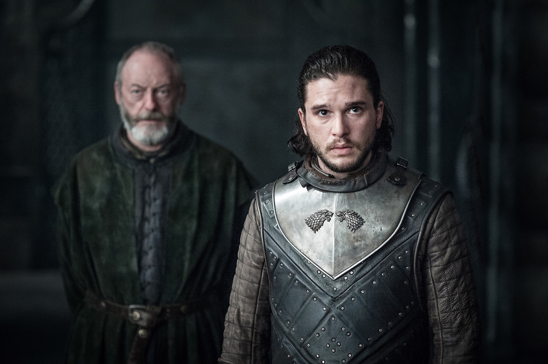 Davos Seaworth and Jon Snow from Game of Thrones HD Wallpaper
