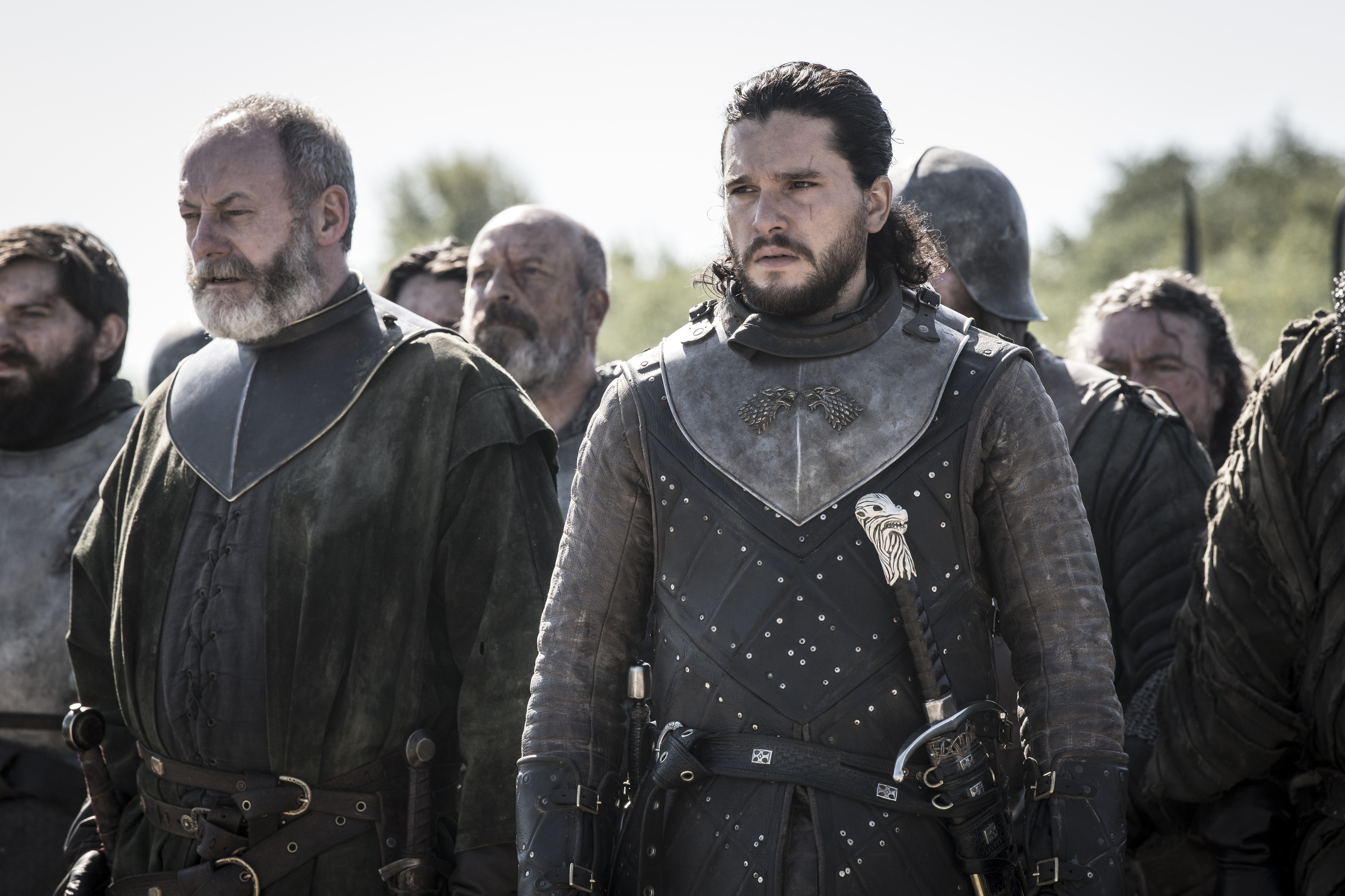 Davos Seaworth and Jon Snow from Game of Thrones HD Wallpaper