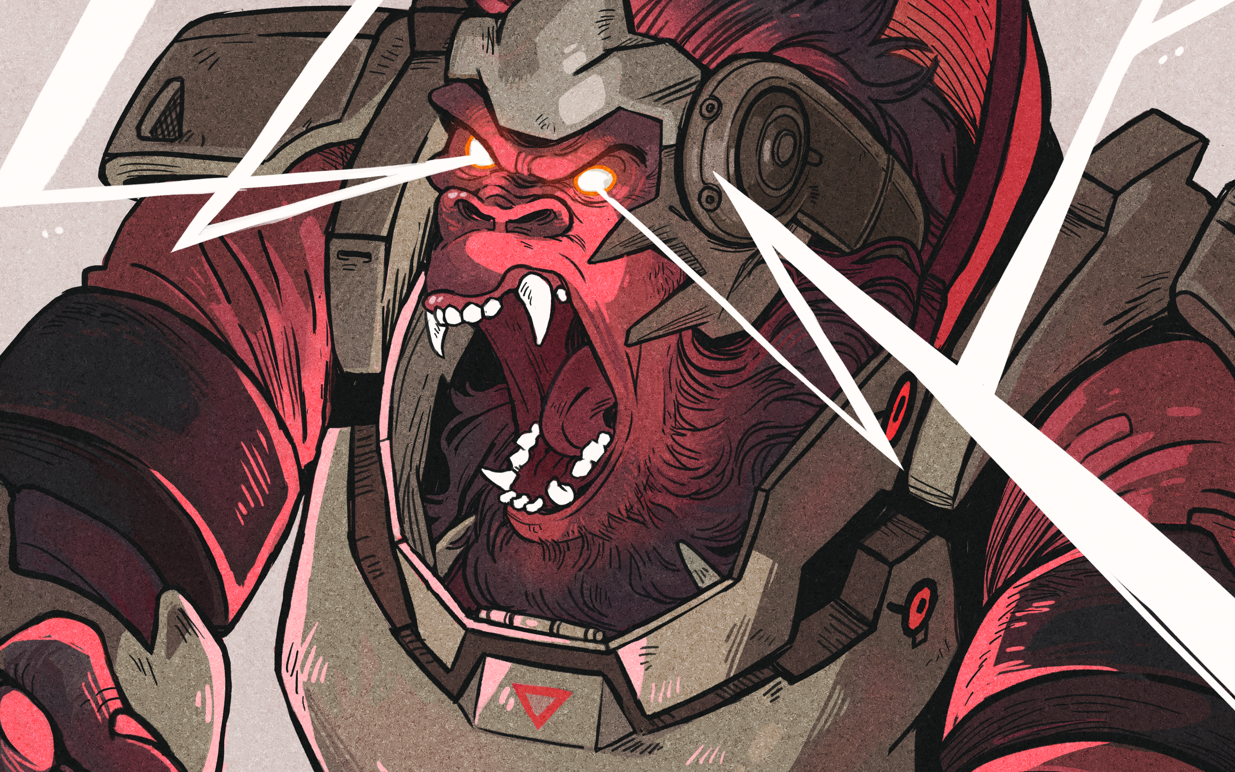 Winston from Overwatch HD Wallpaper