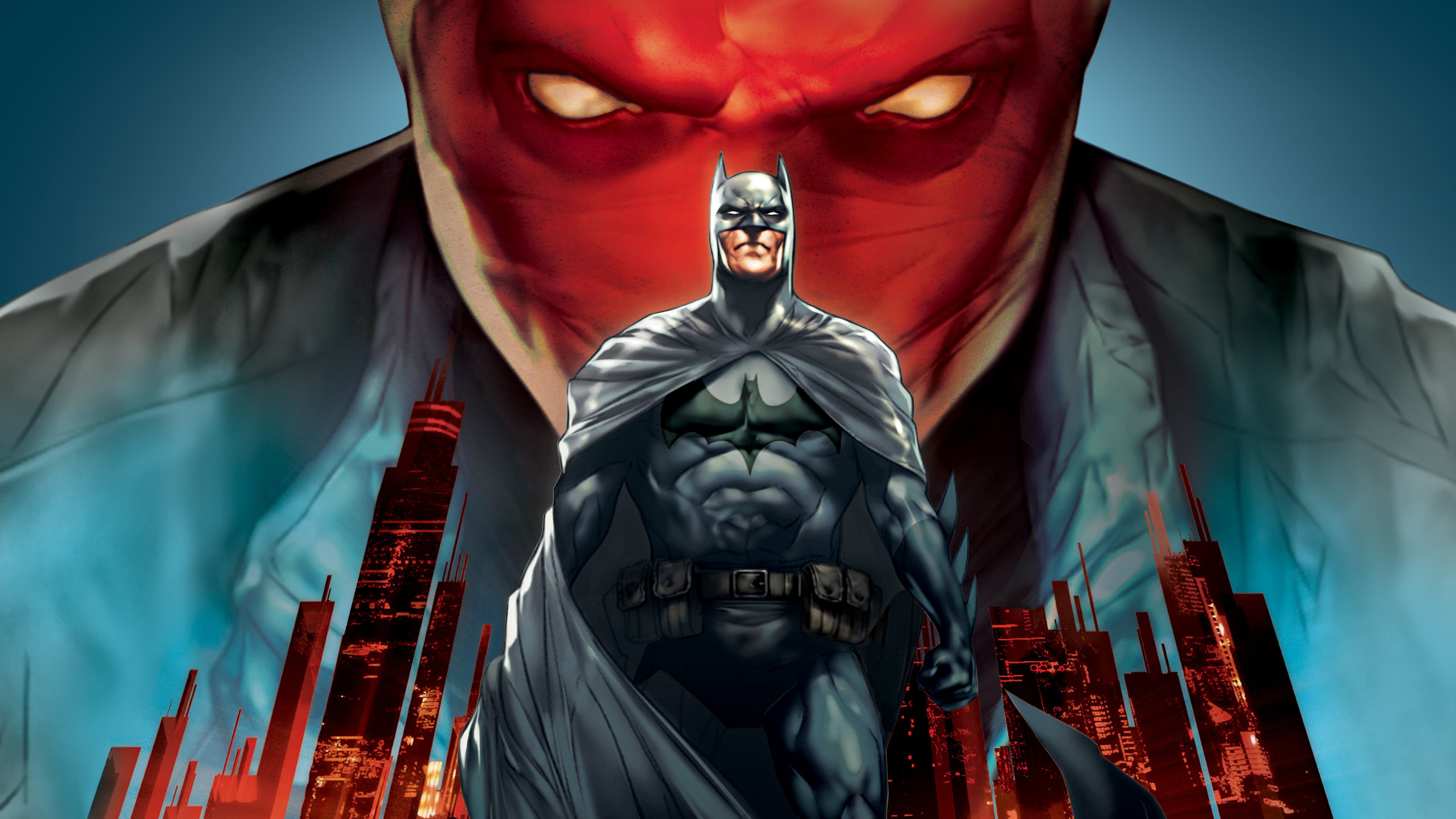 Batman and Red Hood from DC Comics HD Wallpaper