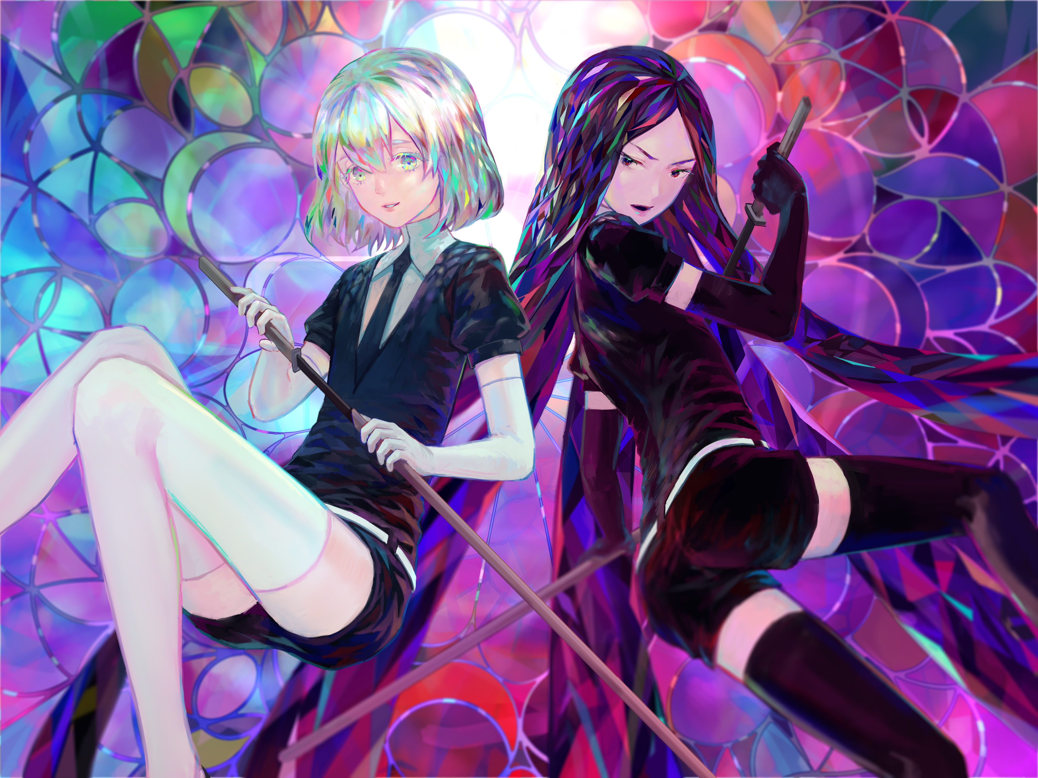Phos and Jade from Houseki no Kuni HD Wallpaper