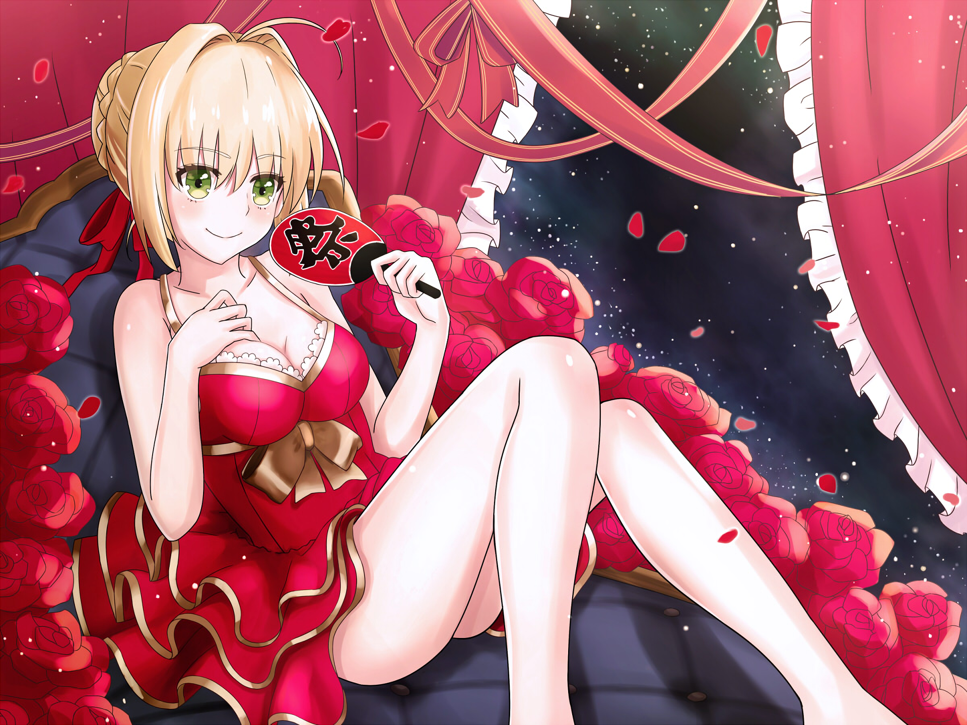 Red Saber from Fate/Extra CCC HD Wallpaper