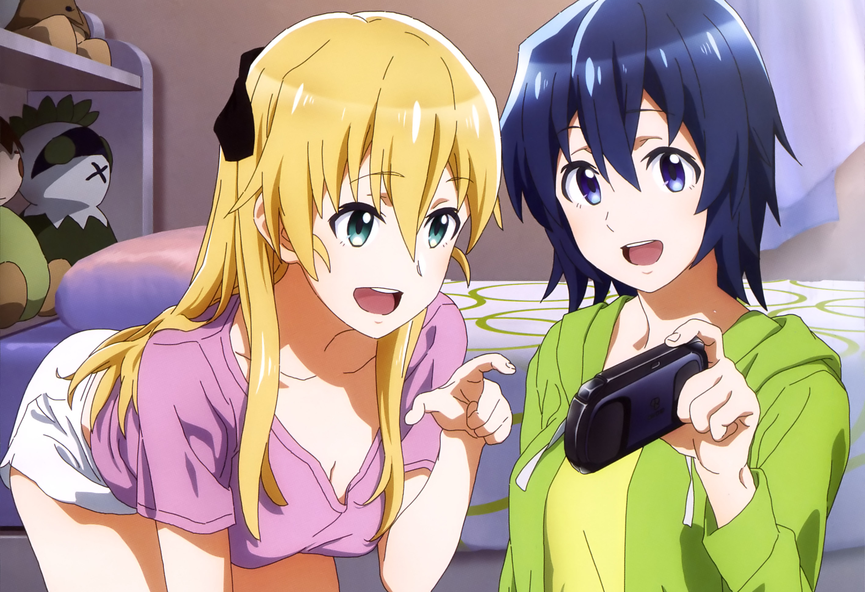 Karen Tendou playing a video game HD Wallpaper