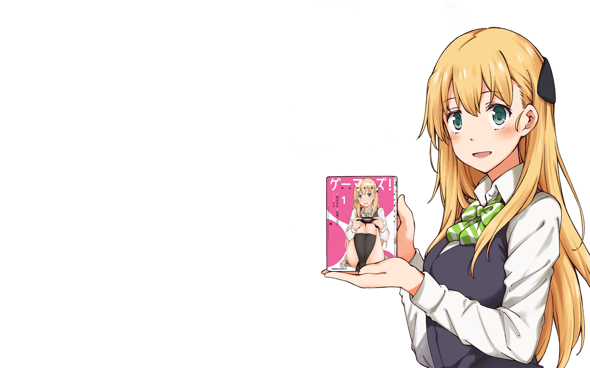 Karen Tendou holding a game HD Wallpaper