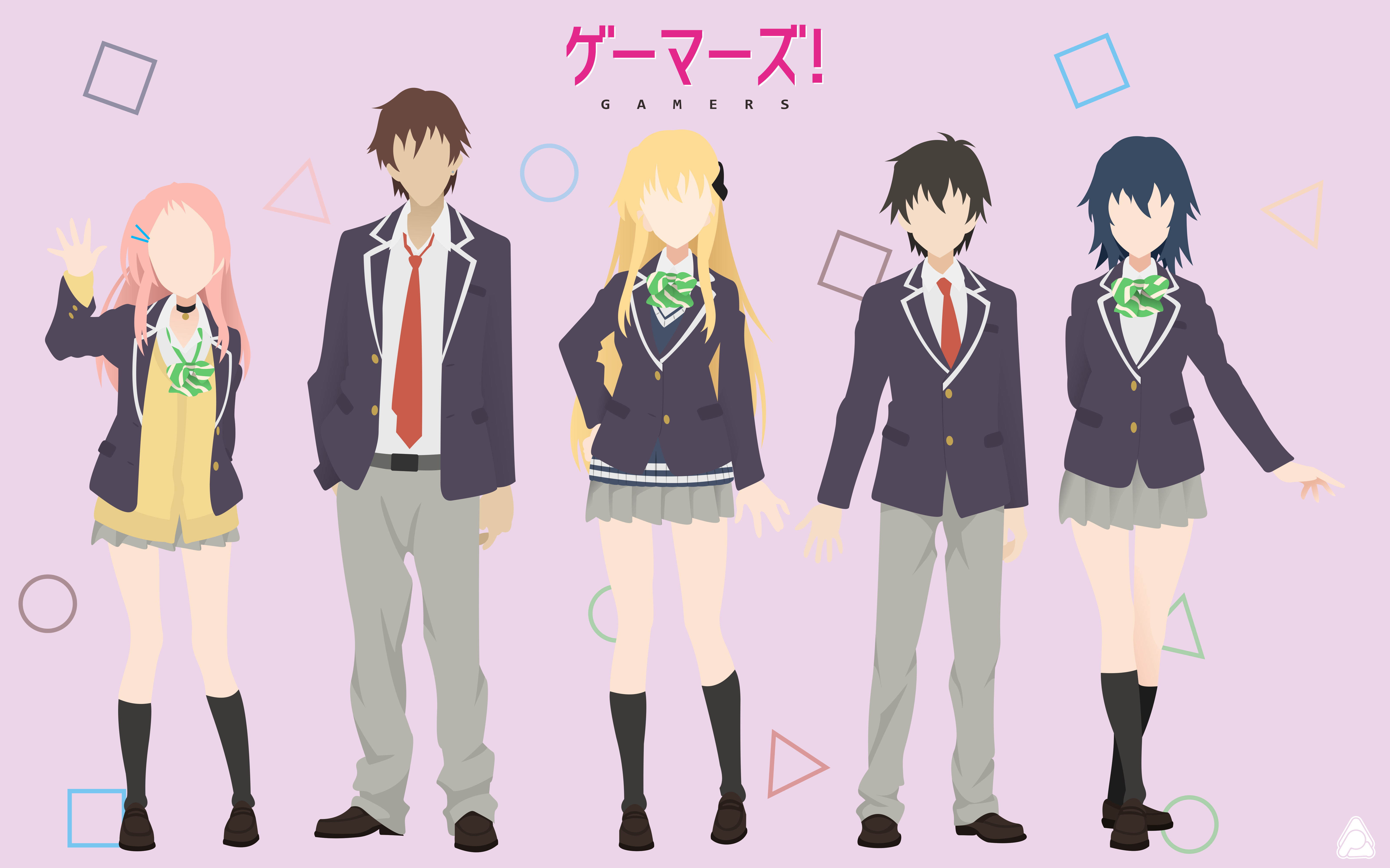 Gamers! Anime Characters HD Wallpaper