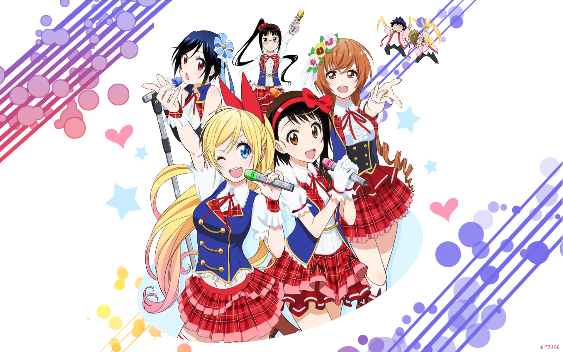 Marika Tachibana and friends singing HD Wallpaper