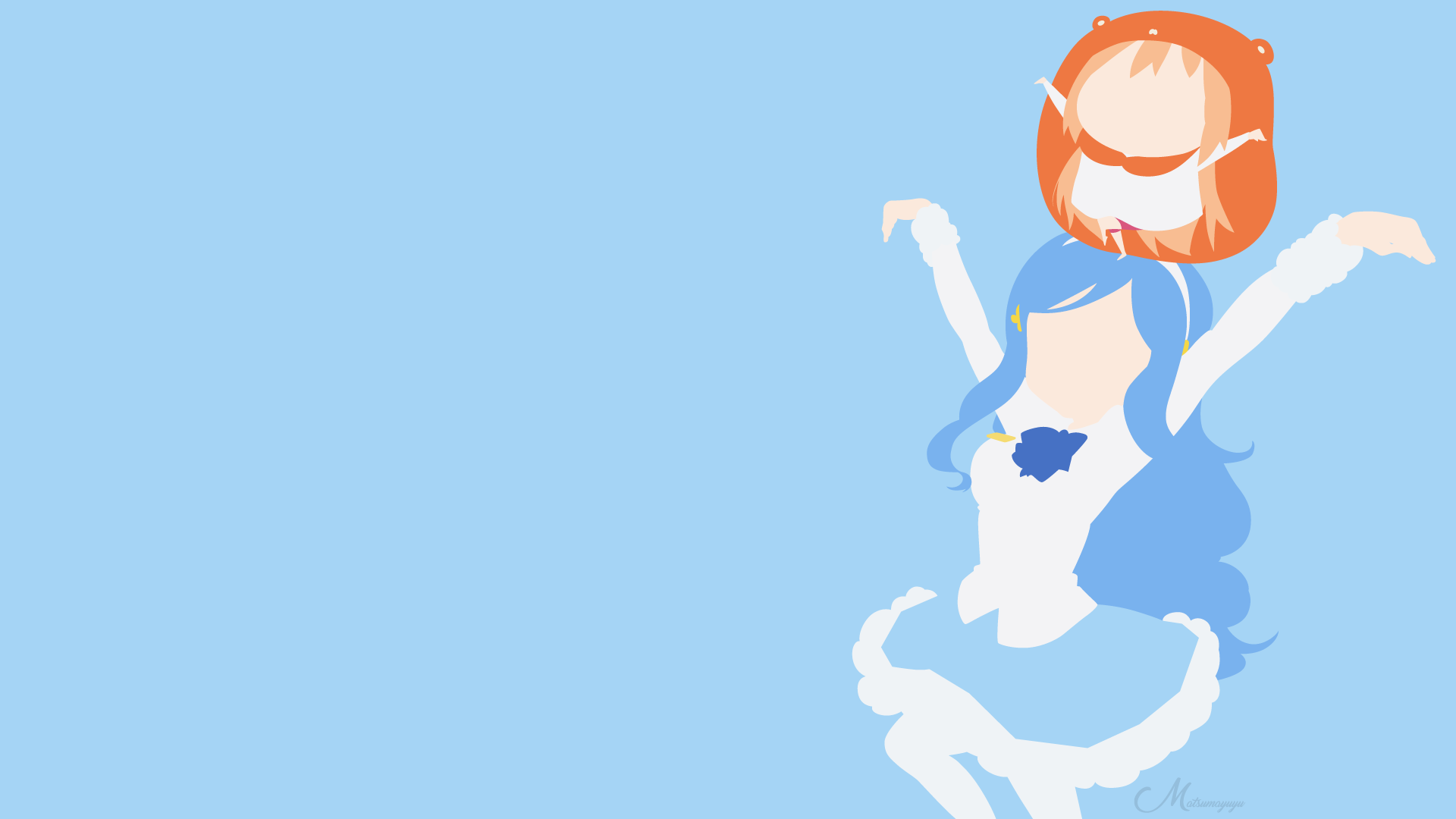 Umaru Doma and Cure Mermaid HD Wallpaper