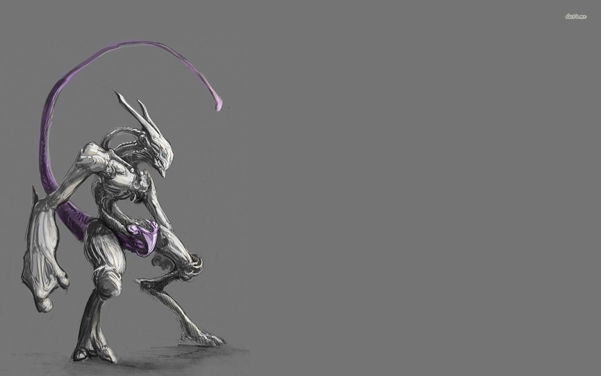 Mewtwo from Pokémon HD Wallpaper