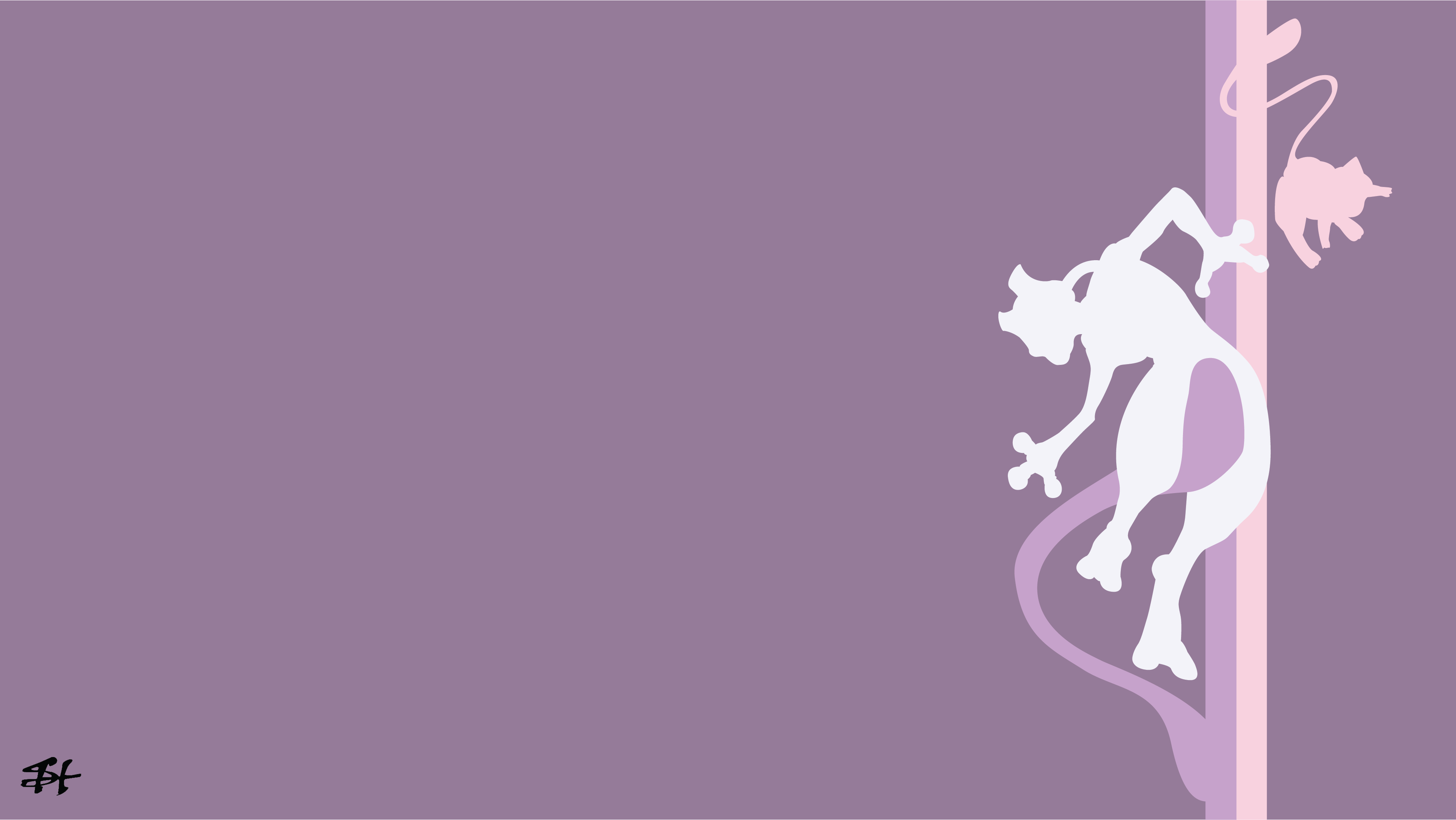 Mewtwo from Pokémon HD Wallpaper