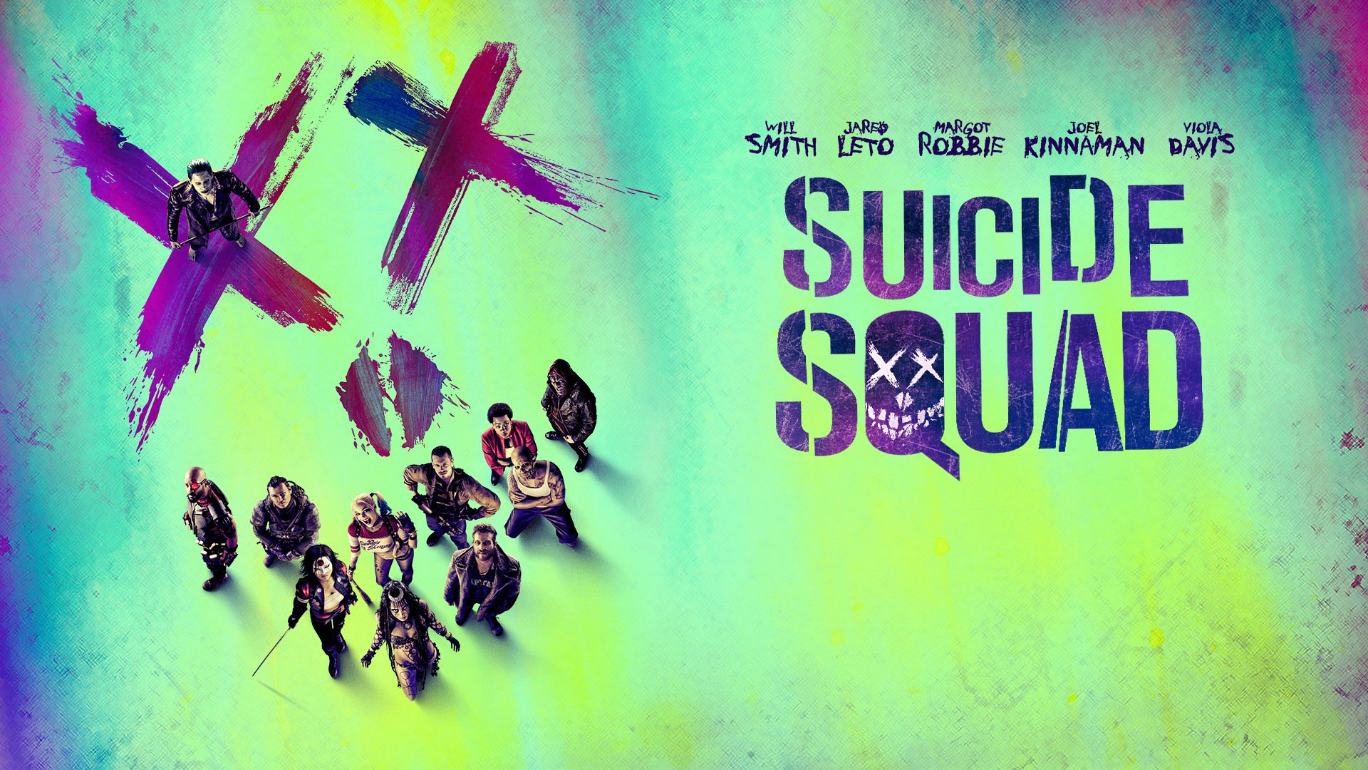 Suicide Squad movie poster with cast HD Wallpaper