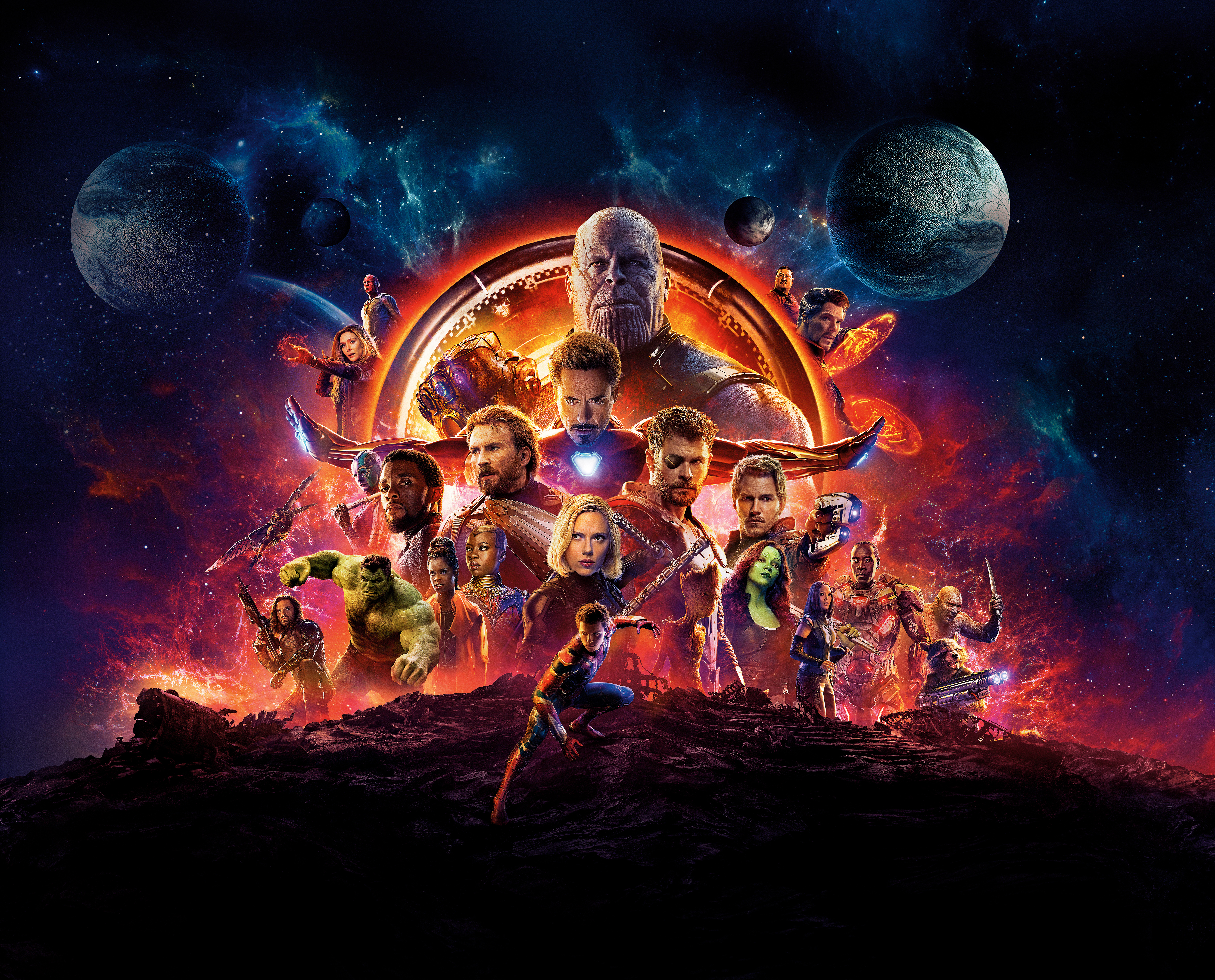 Avengers: Infinity War Poster HD Wallpaper