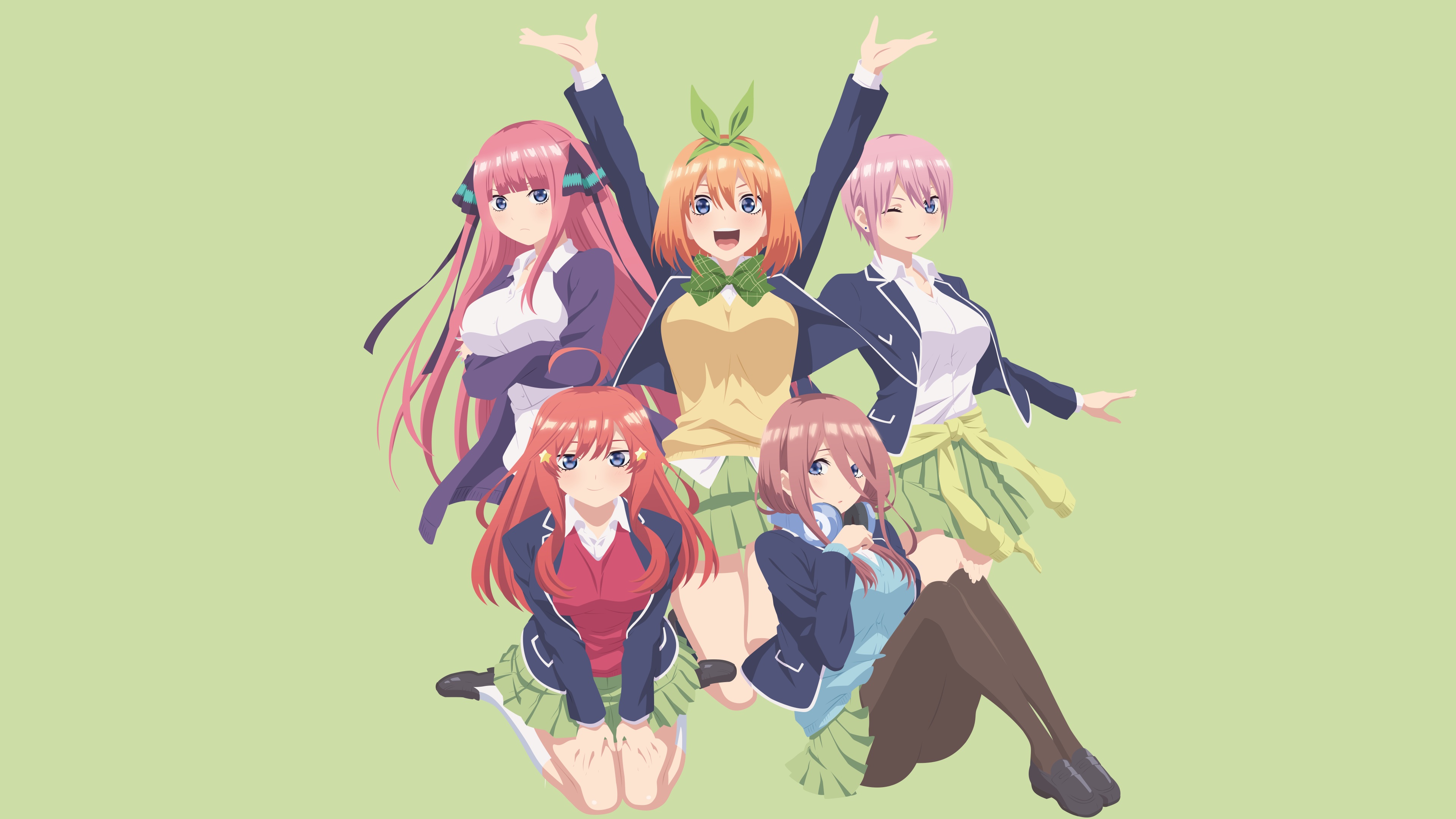 The Quintessential Quintuplets HD Wallpaper