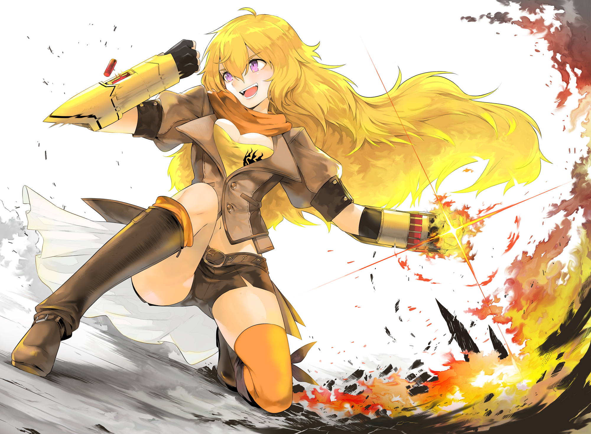 Yang Xiao Long from RWBY HD Wallpaper